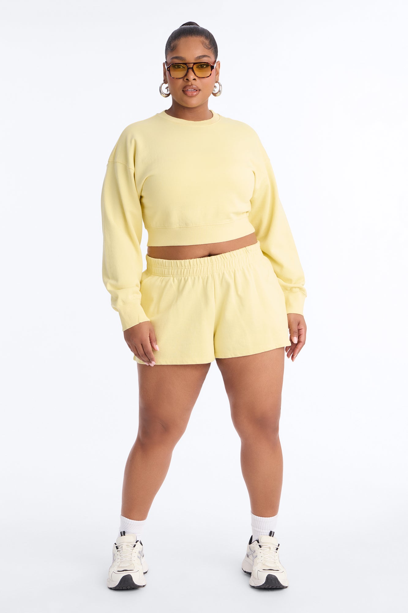 Angelina Crewneck Sweatshirt - Yellow