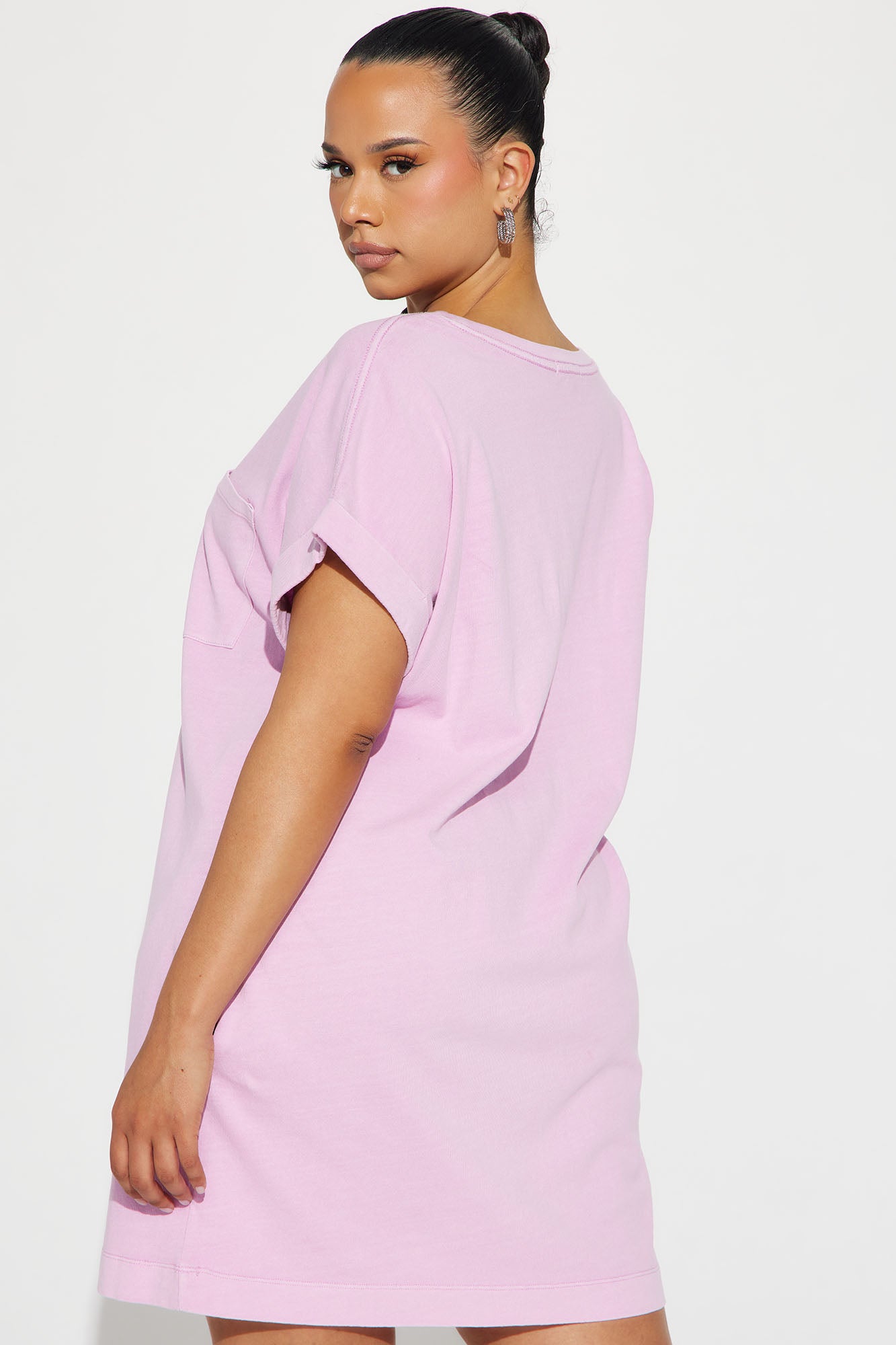 Krystal T-Shirt Dress - Pink