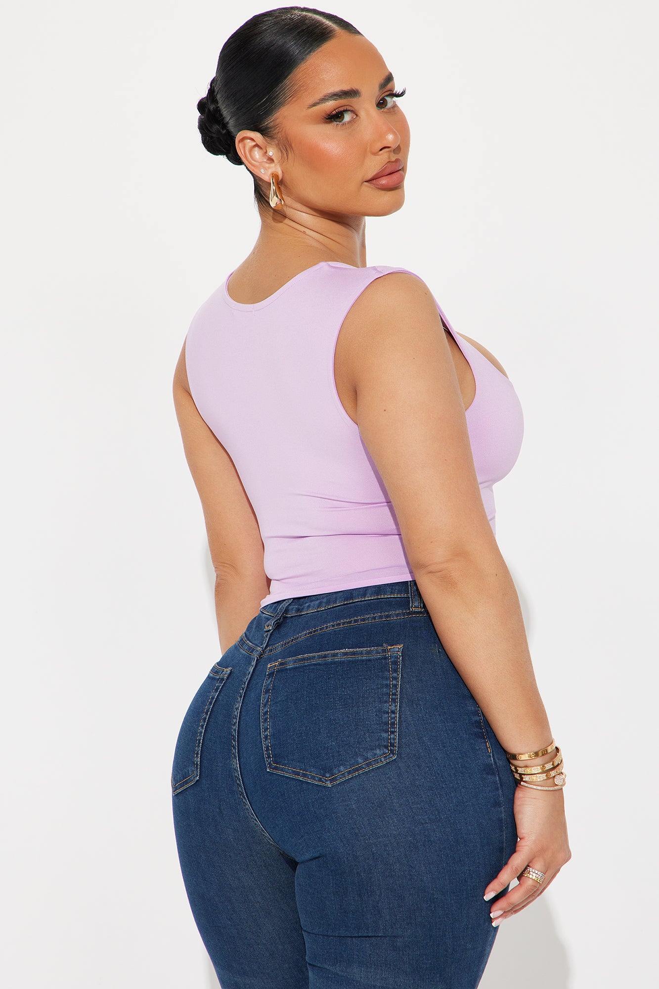 Christine Sleeveless Top - Lavender