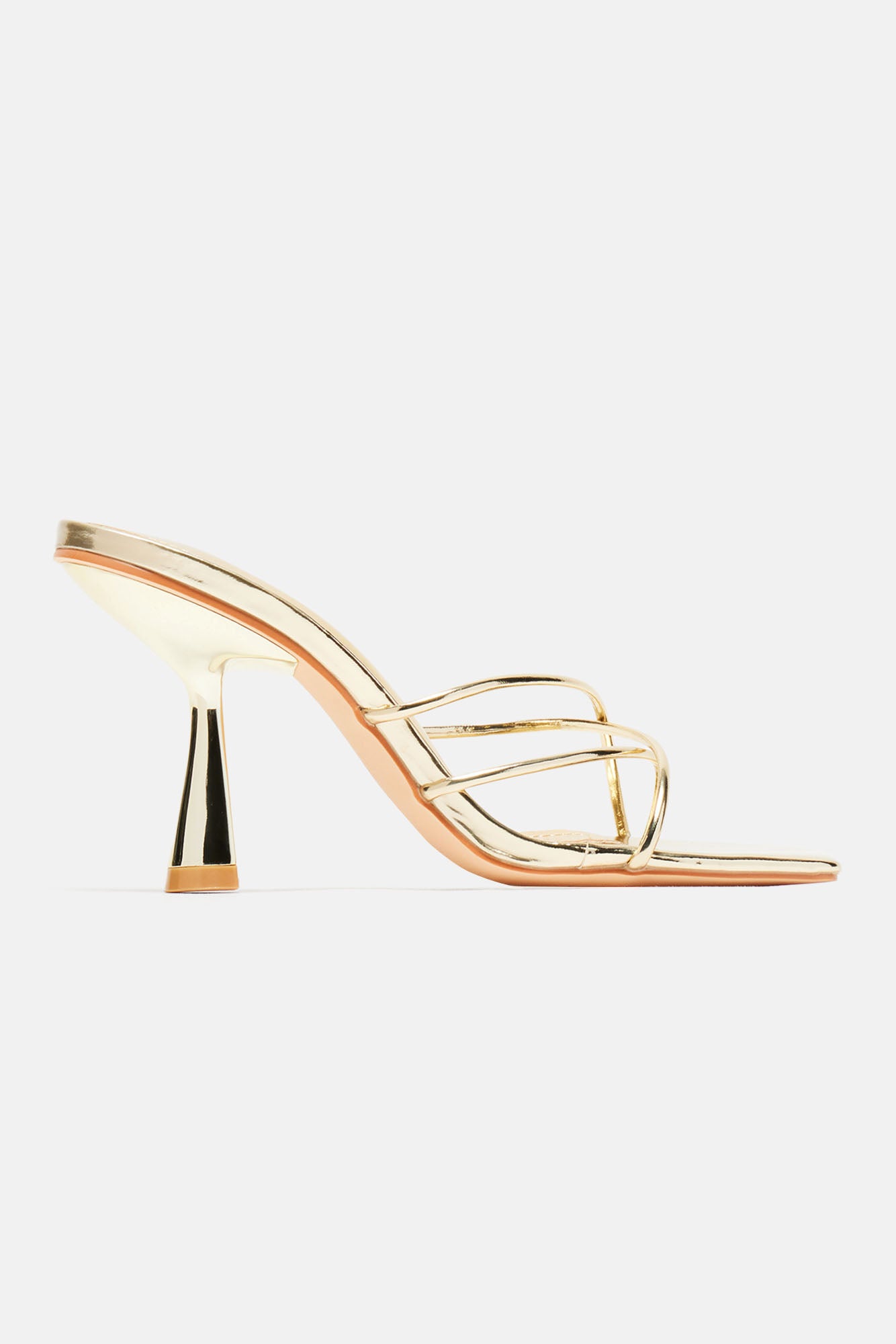 Only One For Me Heeled Sandals - Gold