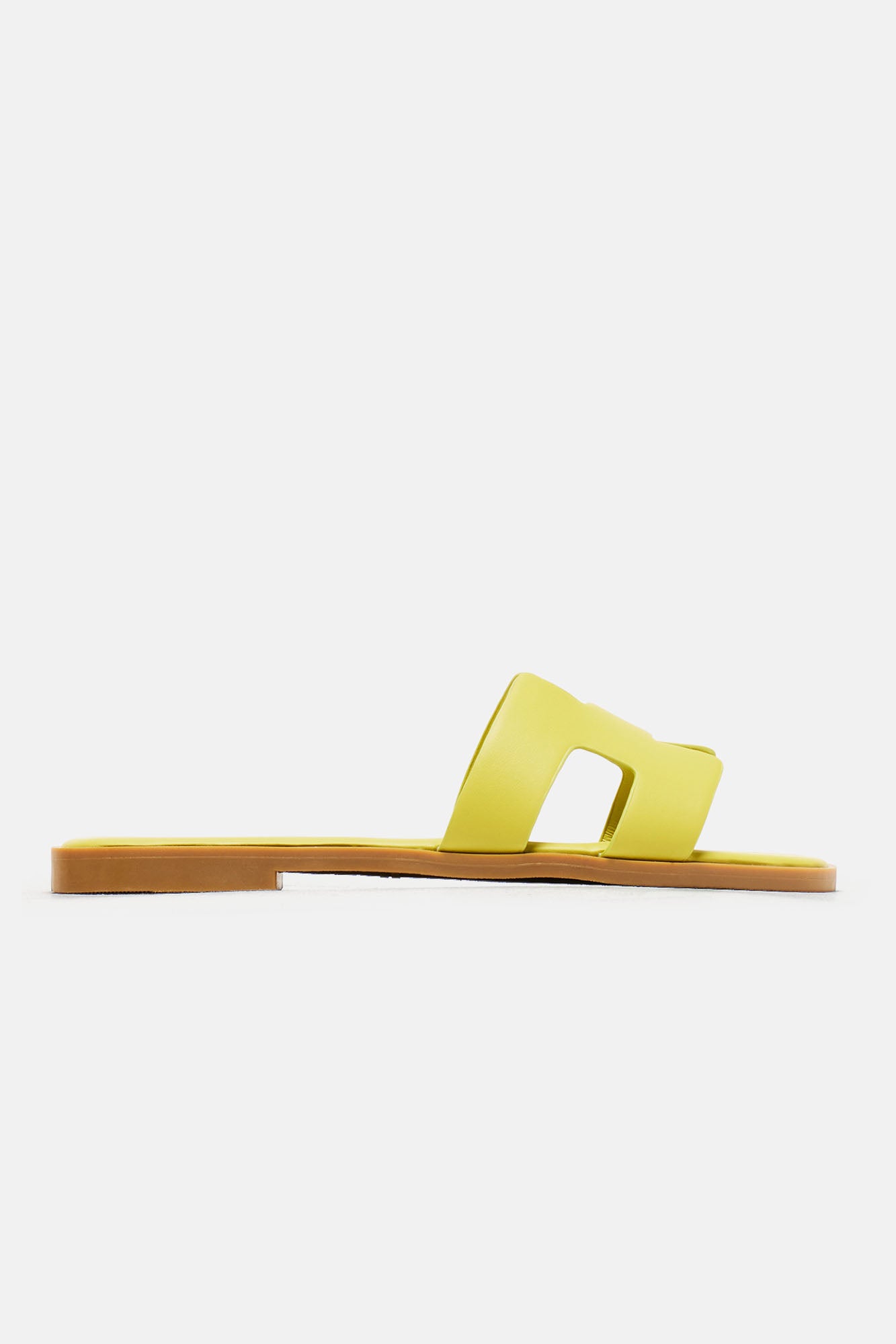 Slice Of Paradise Flat Sandals - Chartreuse