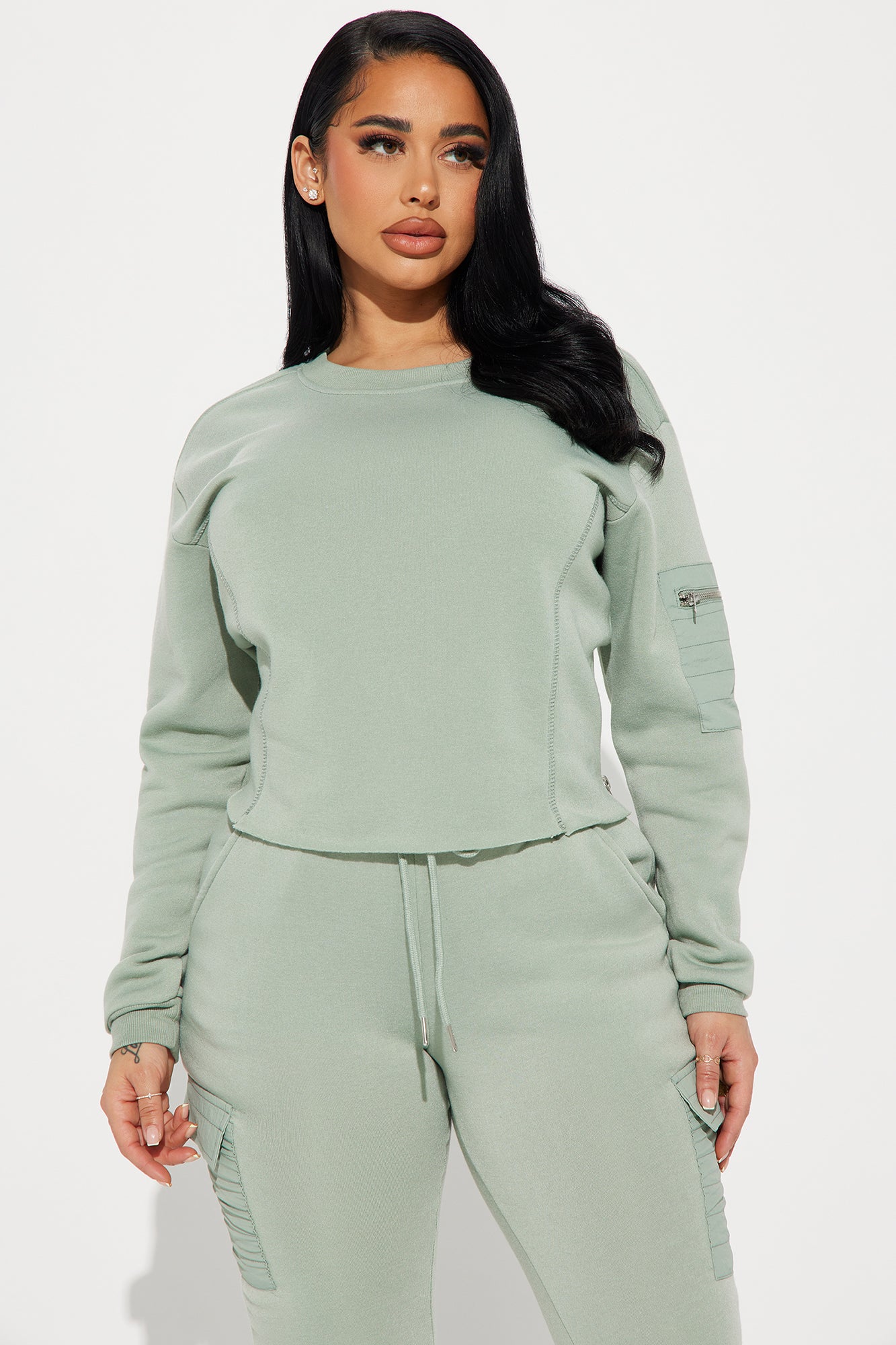 Dreamy Vibes Jogger Set - Green