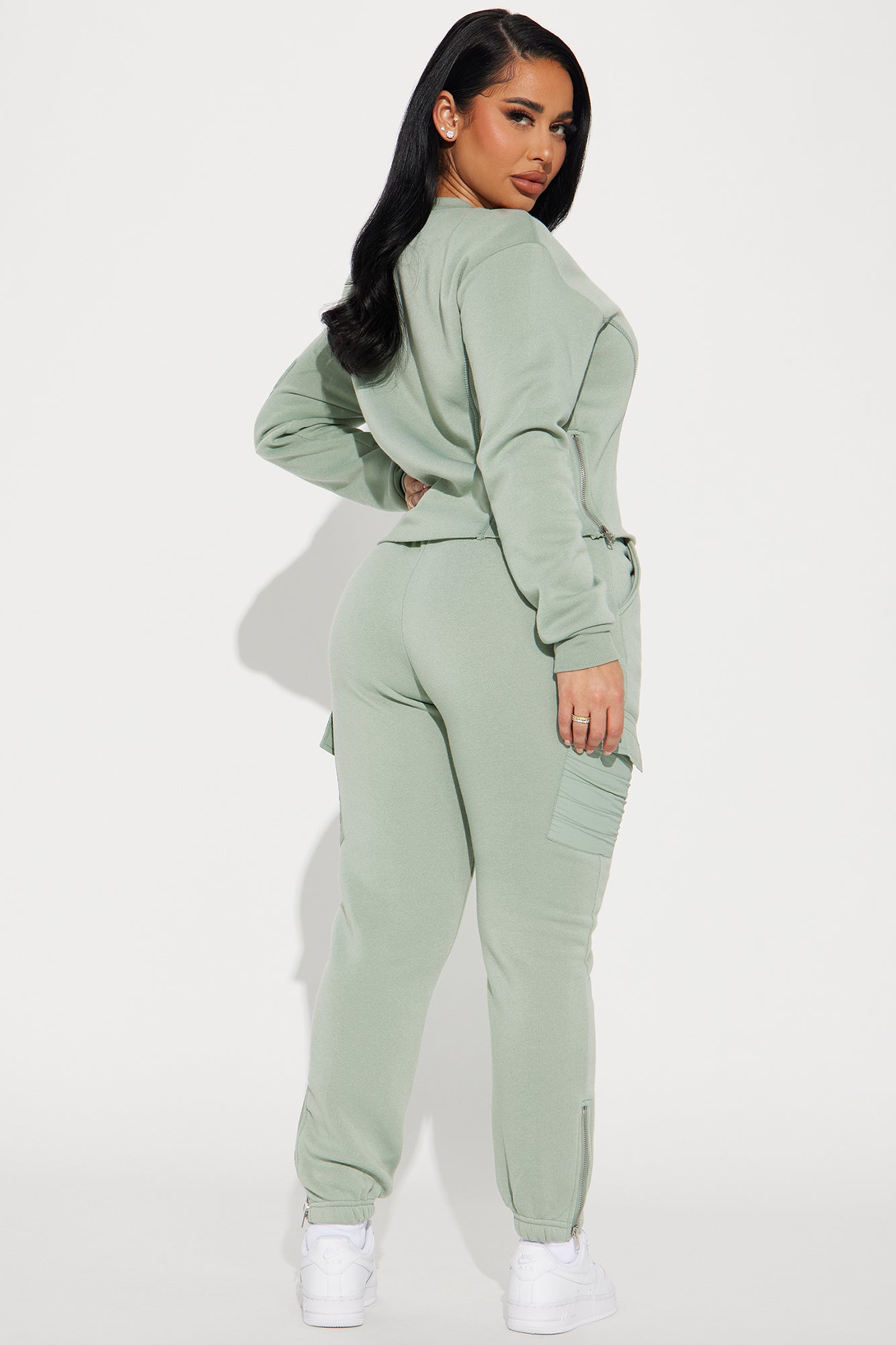 Dreamy Vibes Jogger Set - Green