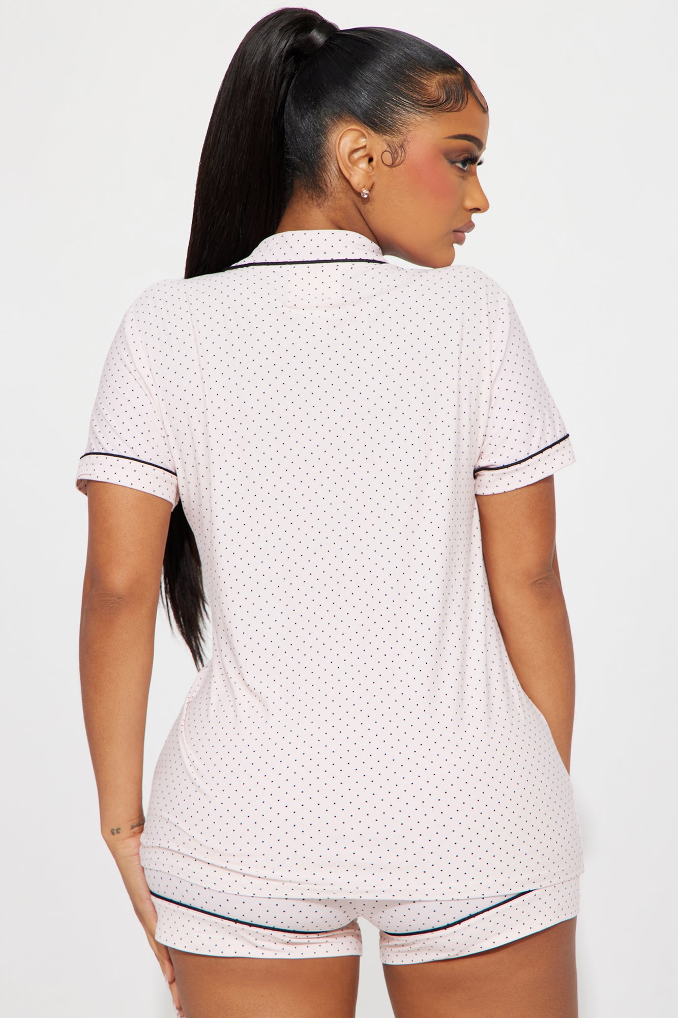 Sleep Tight PJ Short Set - Pink/combo