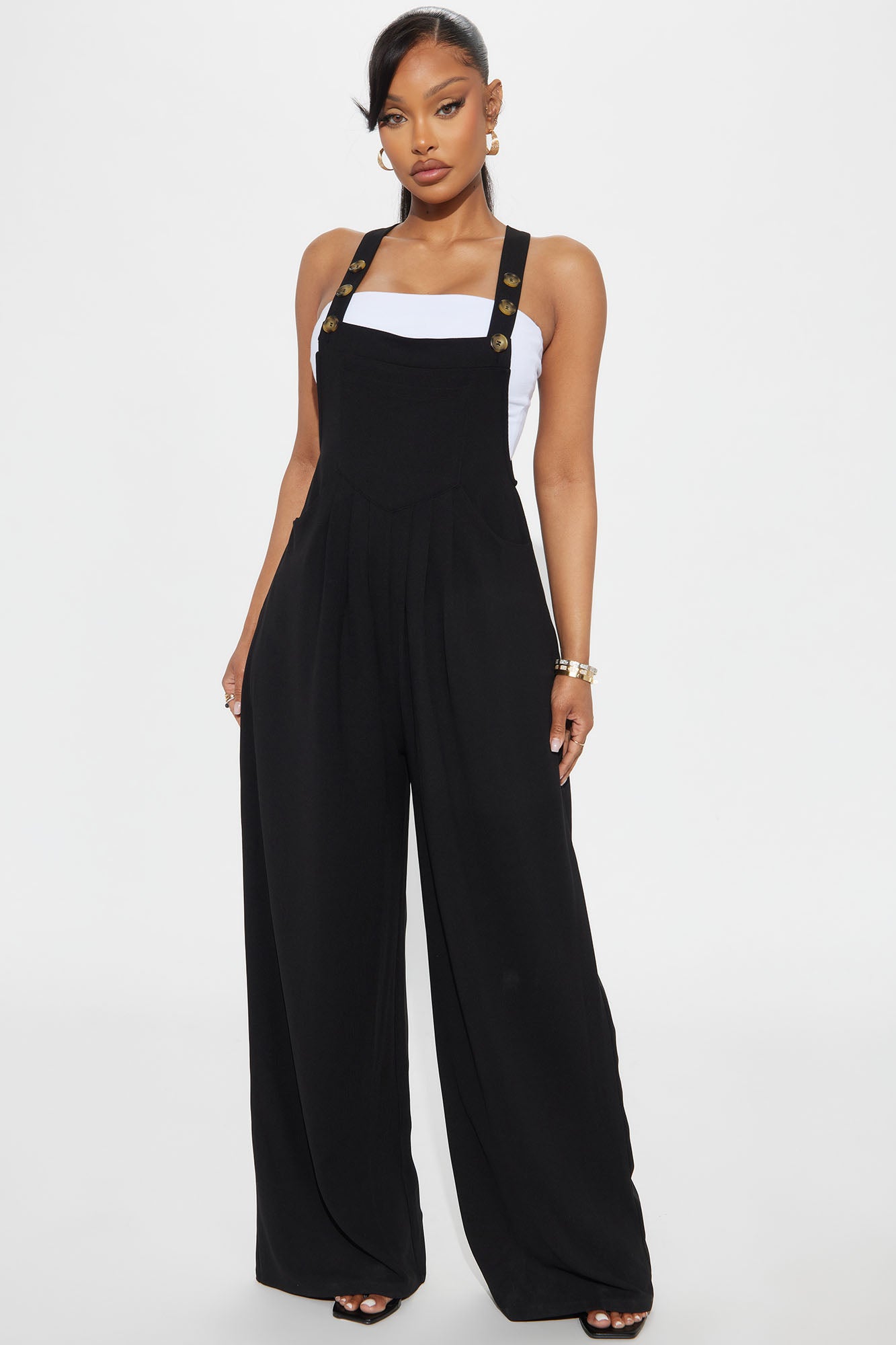 Lilybeth Overall Jumpsuit - Black