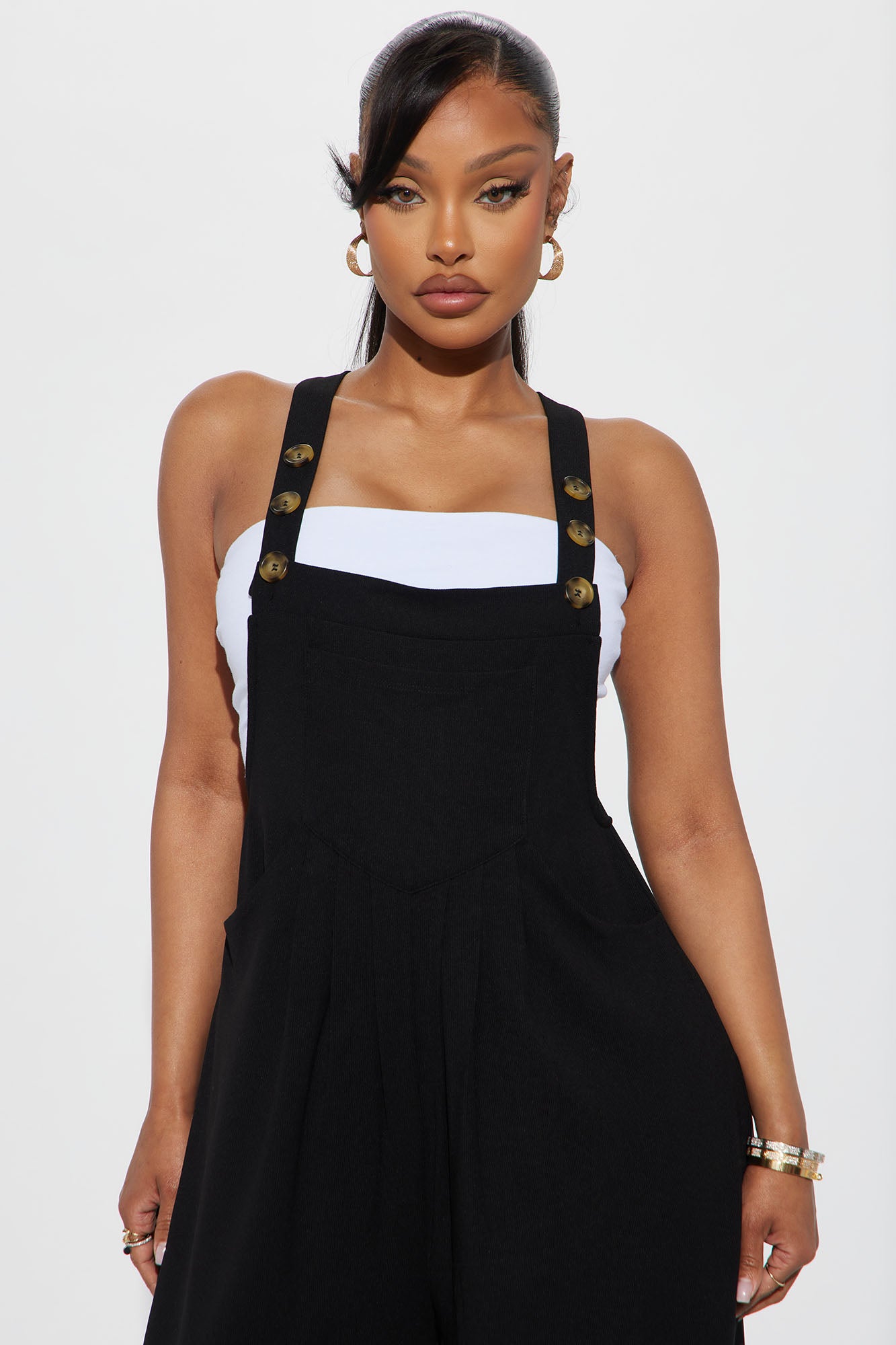 Lilybeth Overall Jumpsuit - Black
