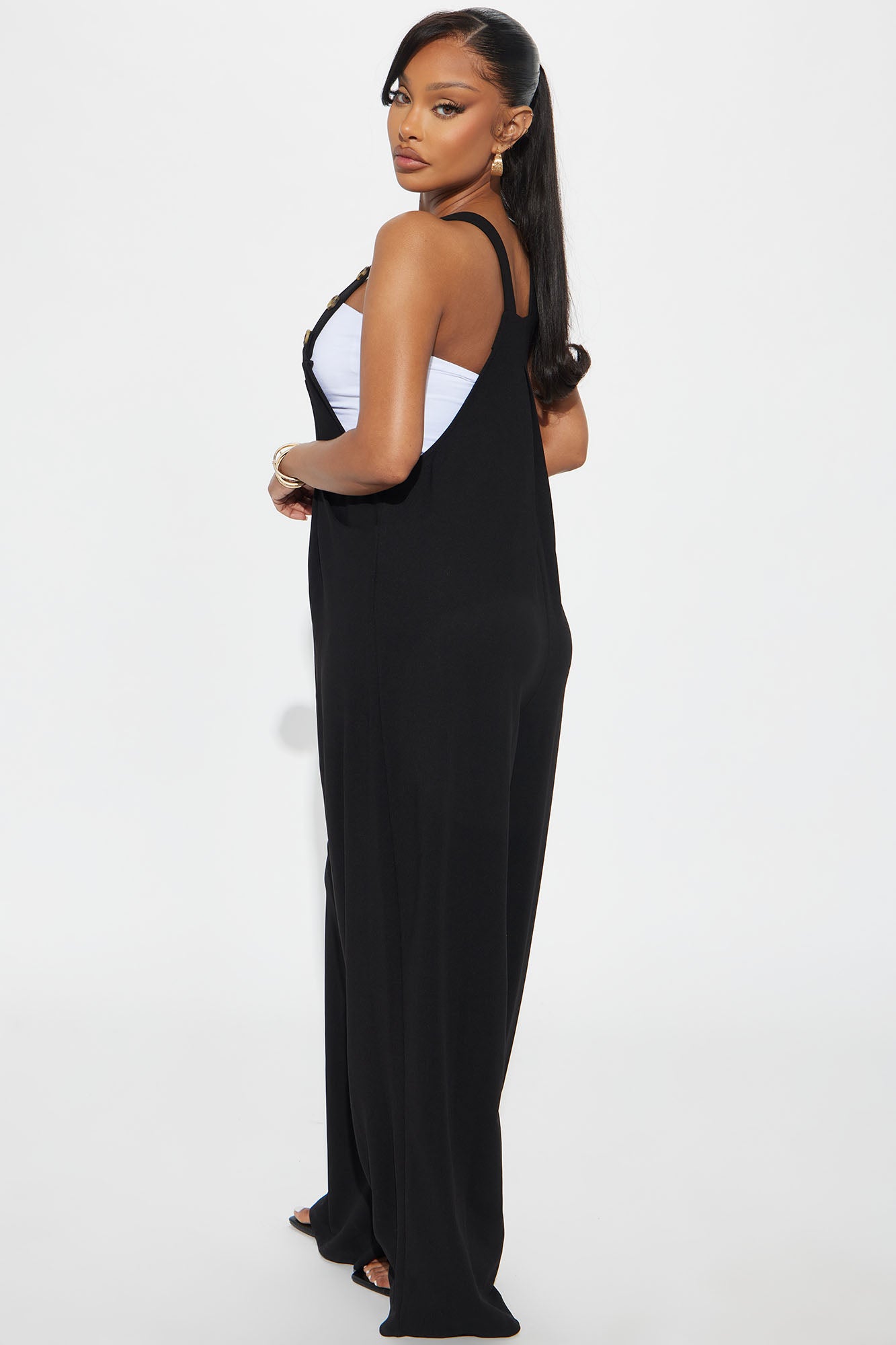 Lilybeth Overall Jumpsuit - Black