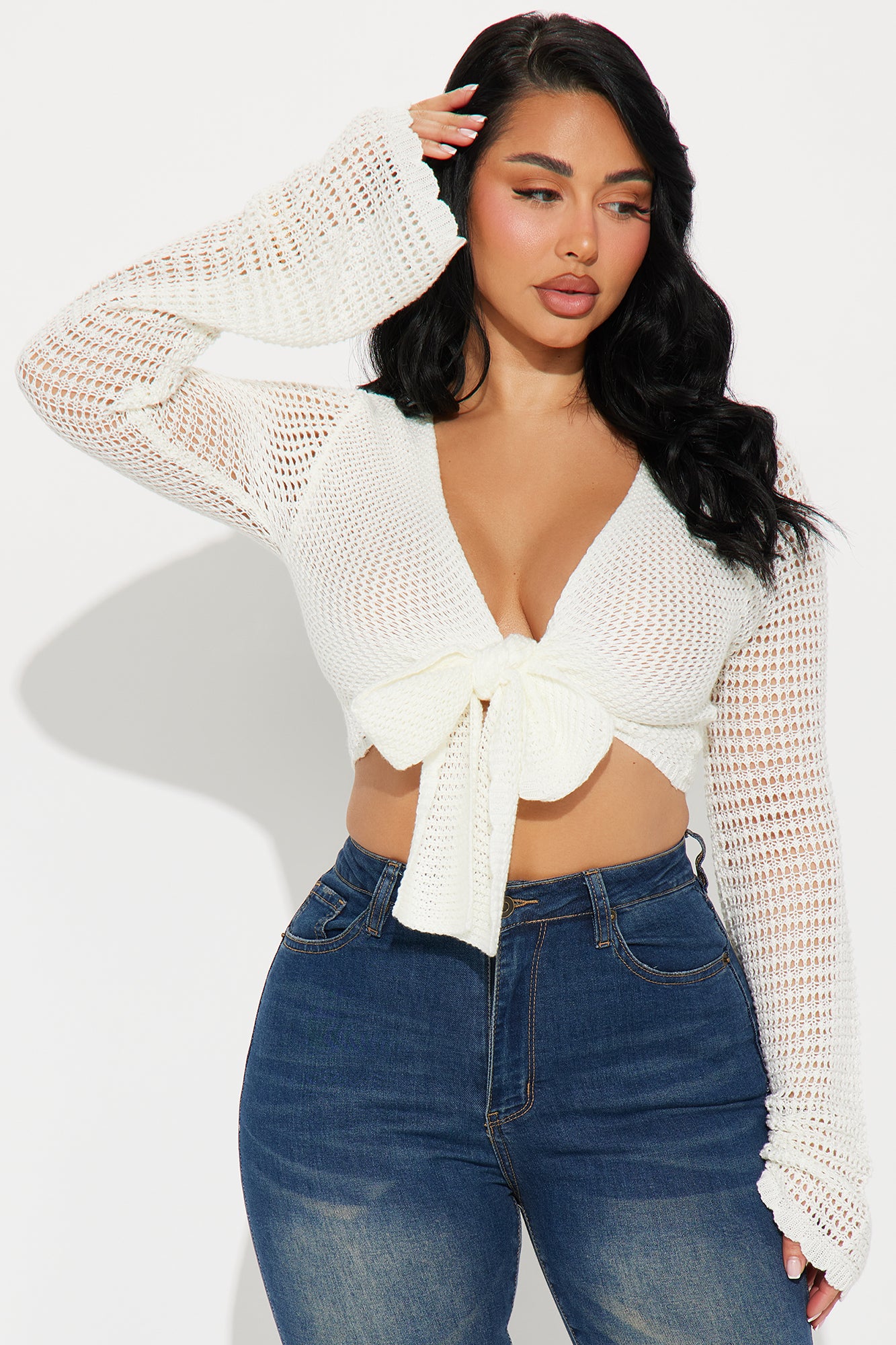 Sunny Paradise Crochet Top - White