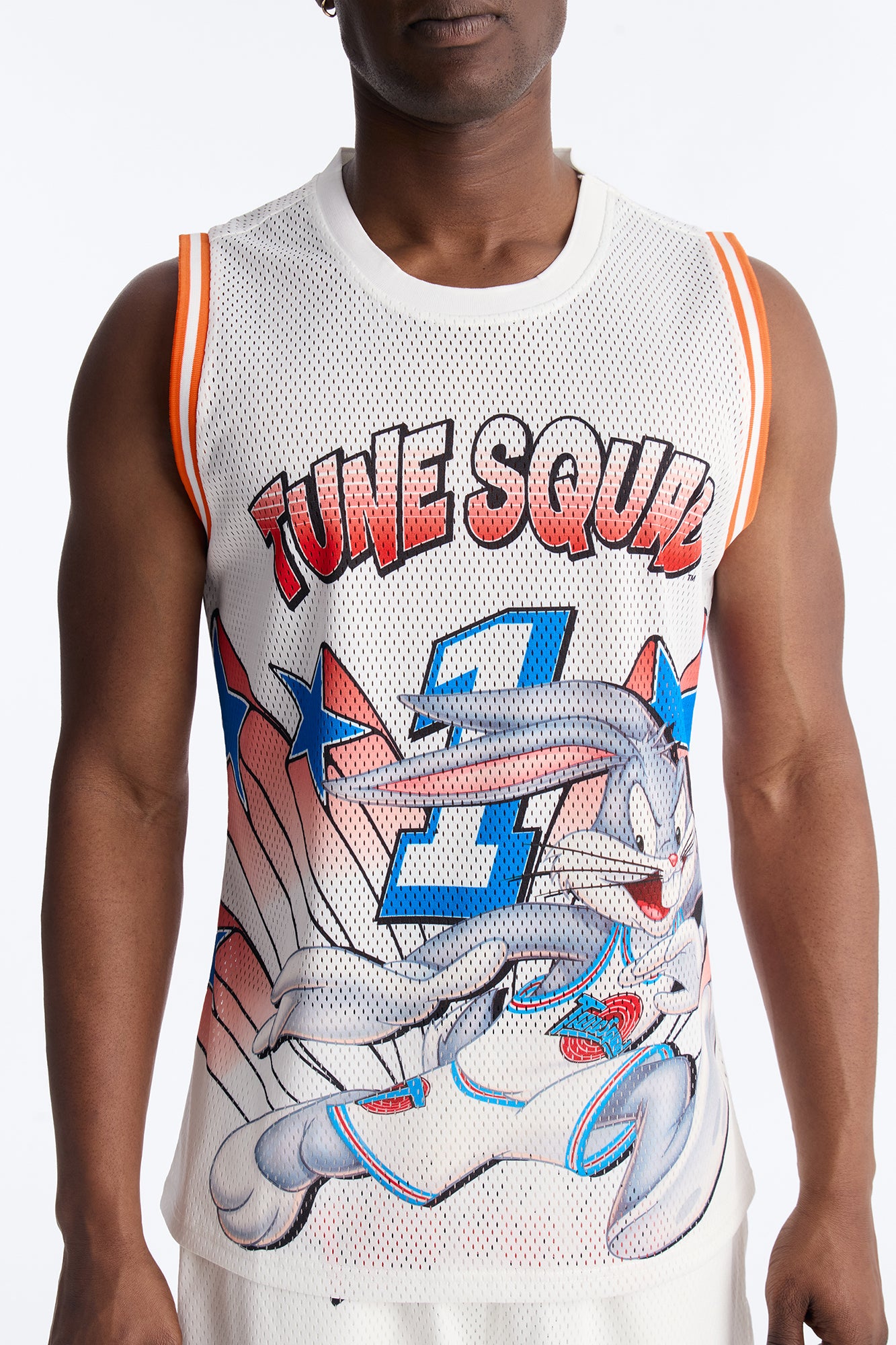 Space Jam All Stars Tune Squad Jersey Tank - White