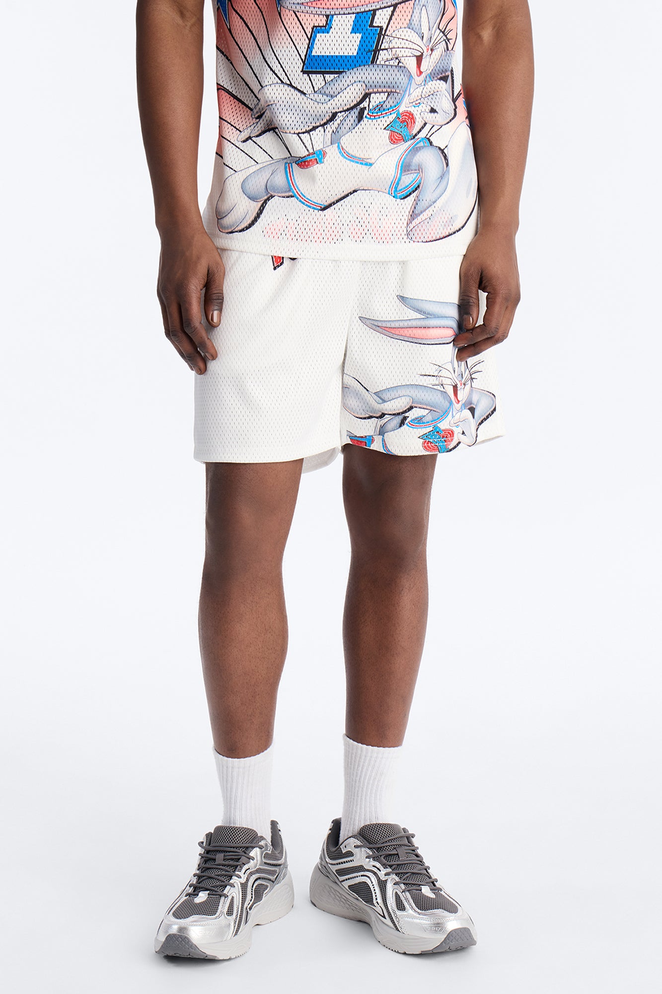Space Jam All Stars Tune Squad Jersey Short - White