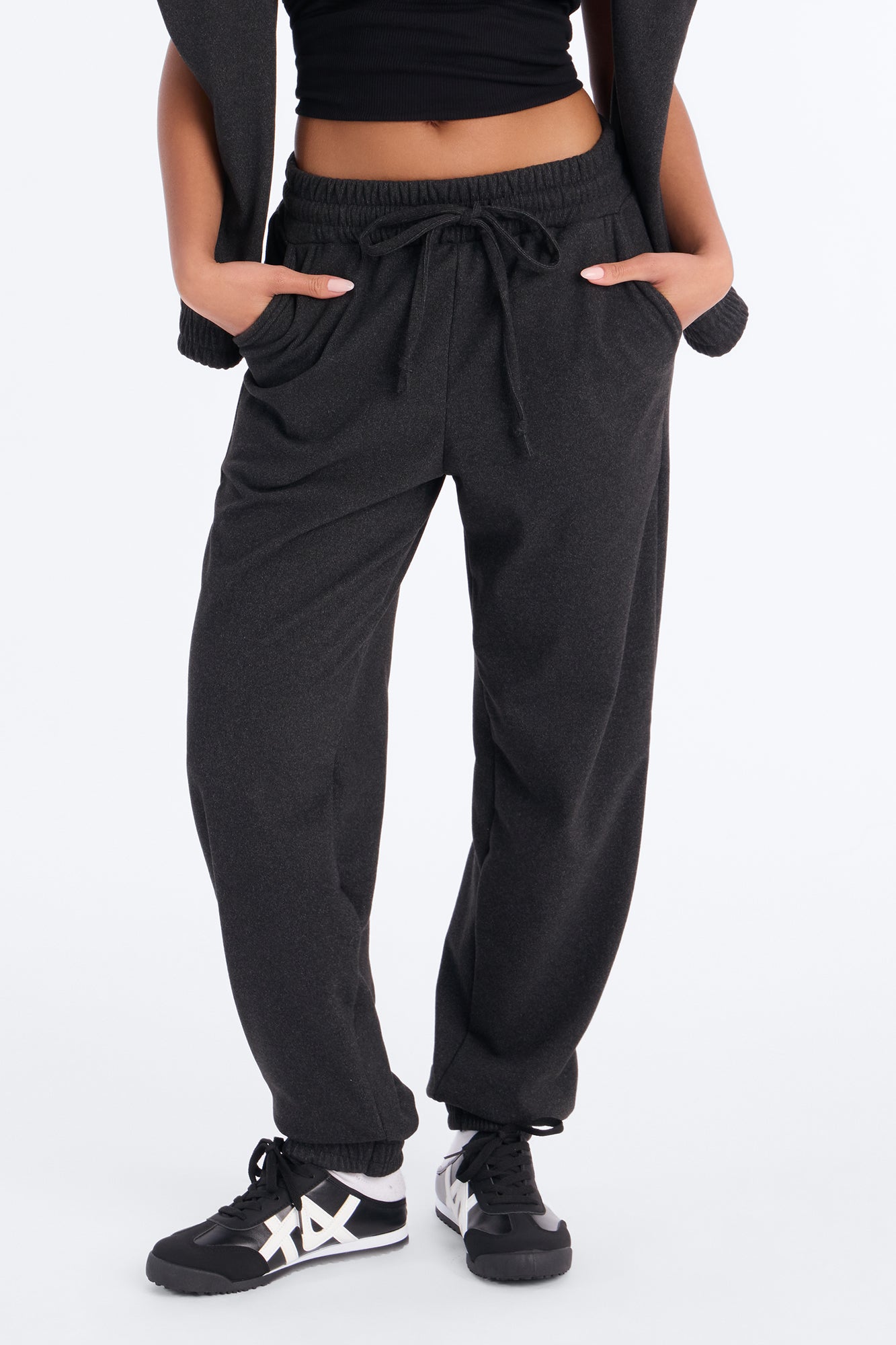 Bliss Butter Fleece Lounge Pant - Black