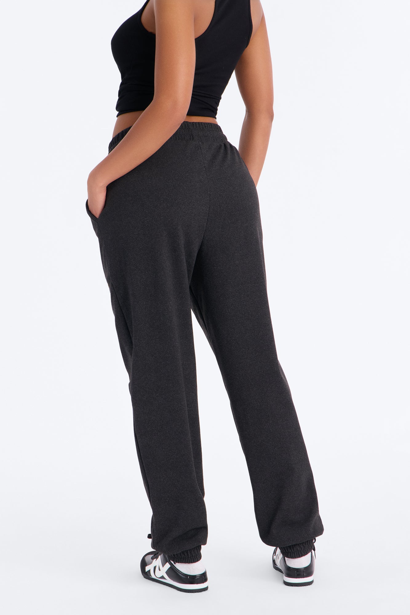 Bliss Butter Fleece Lounge Pant - Black