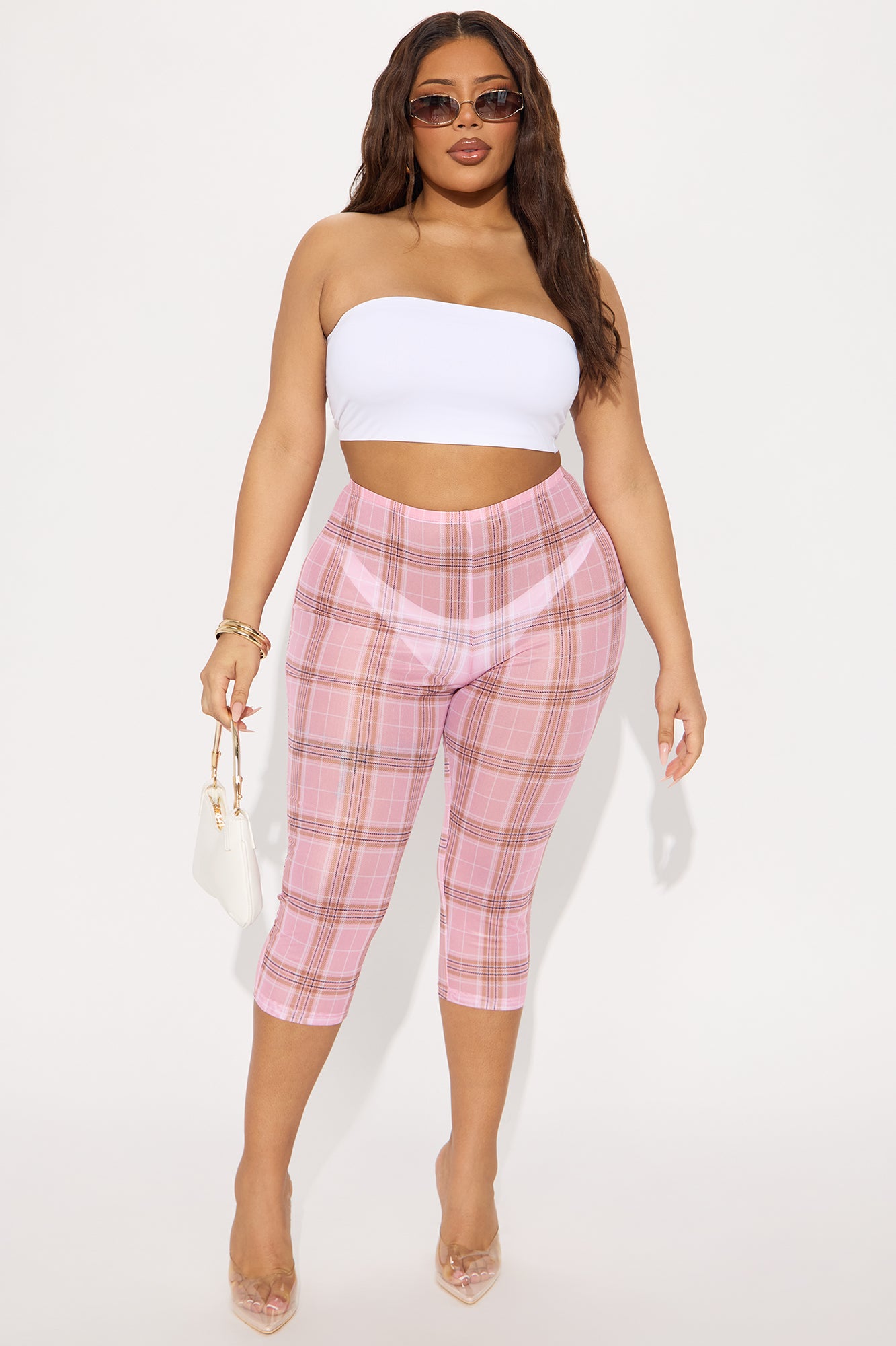 Nova Microfiber Bandeau Bralette - White