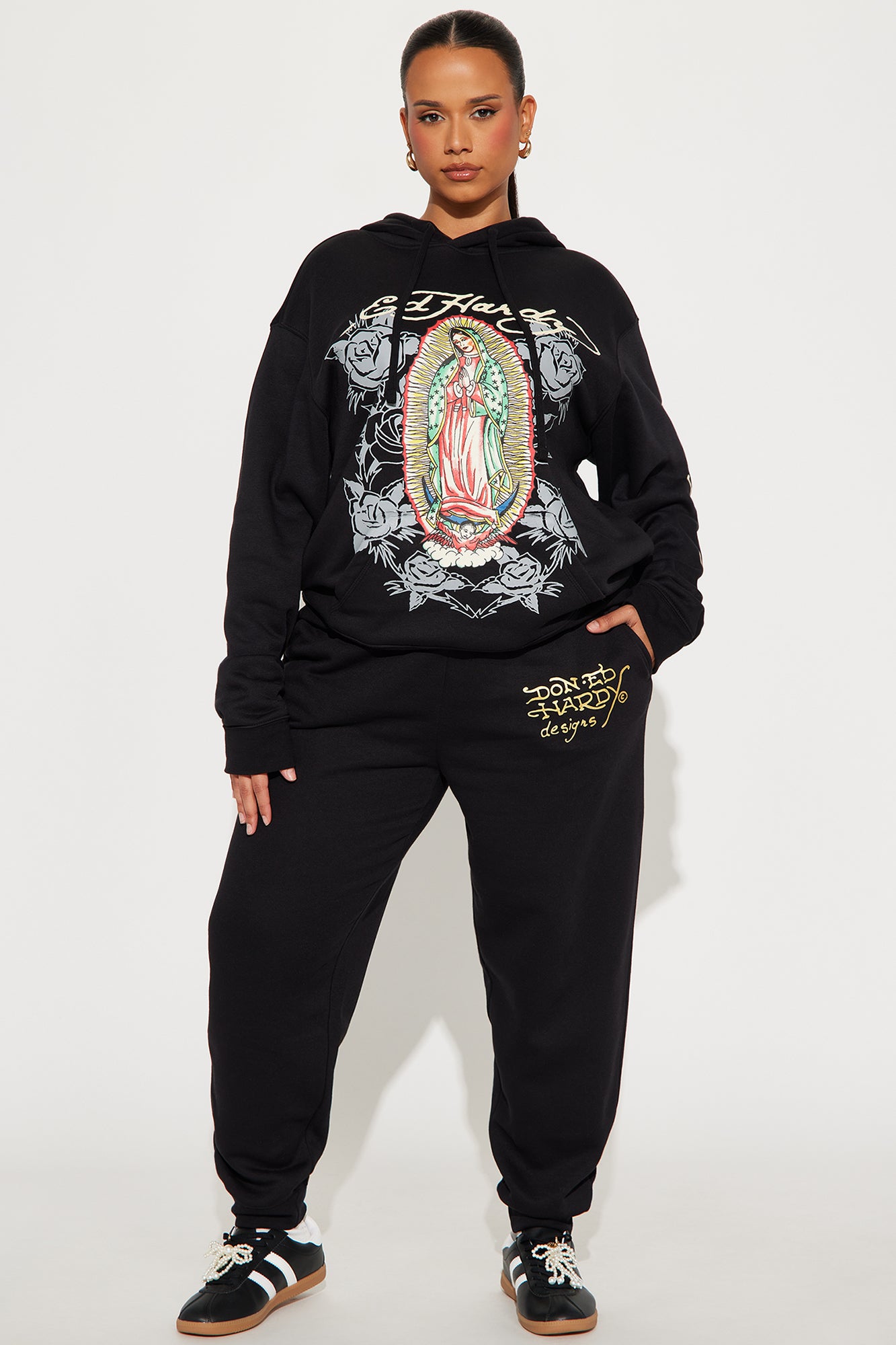 Ed Hardy Mary Jogger - Black