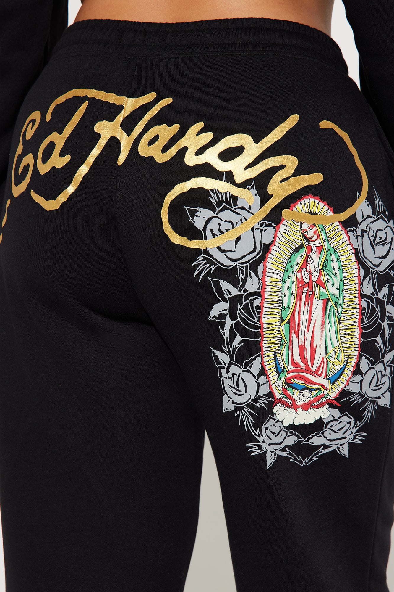 Ed Hardy Mary Jogger - Black