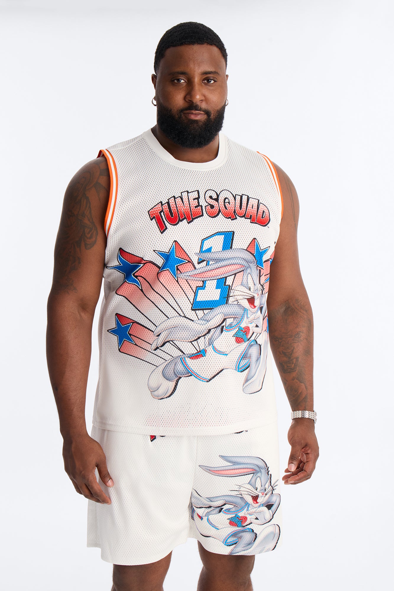 Space Jam All Stars Tune Squad Jersey Tank - White