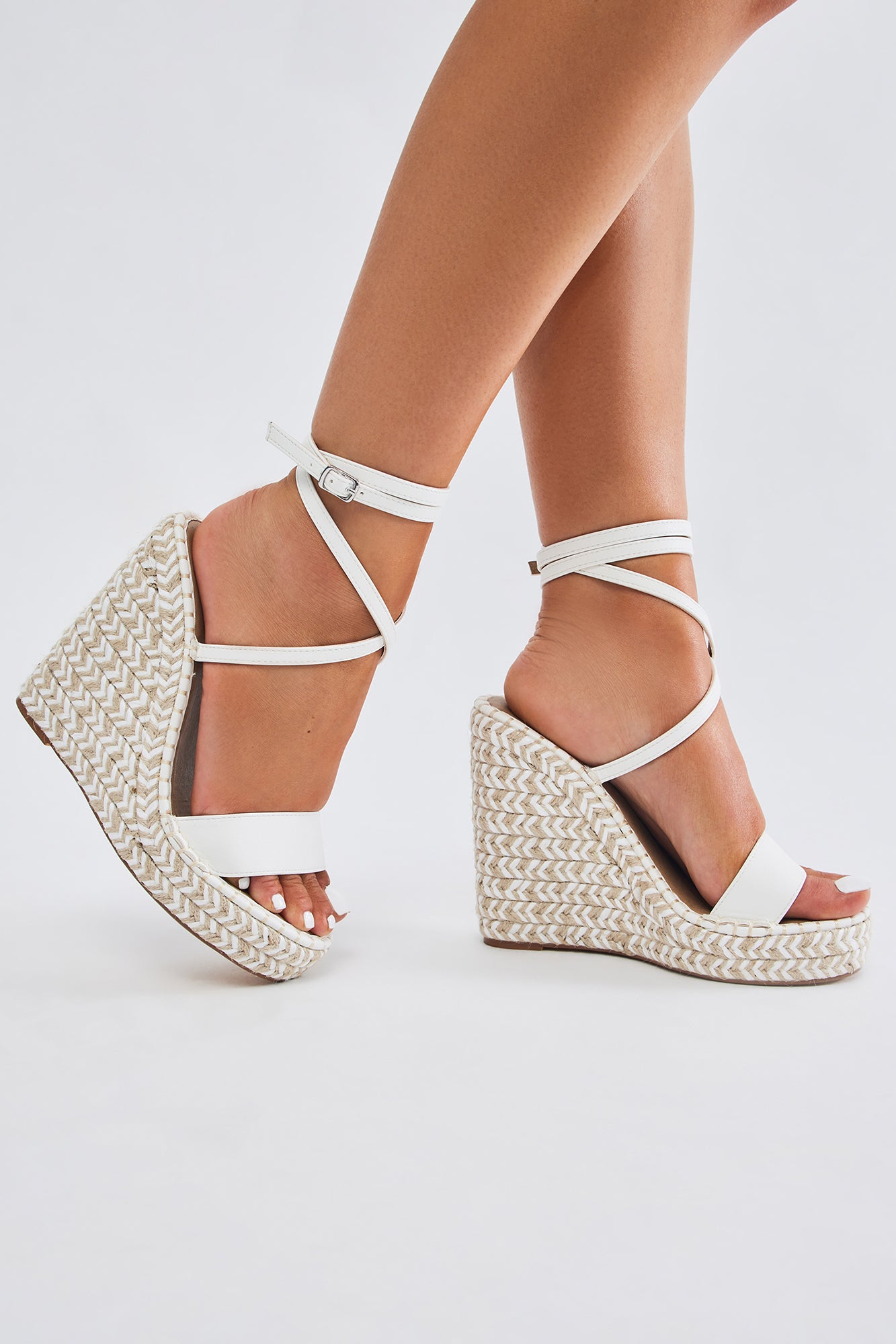 Just What You Need Wedges - White
