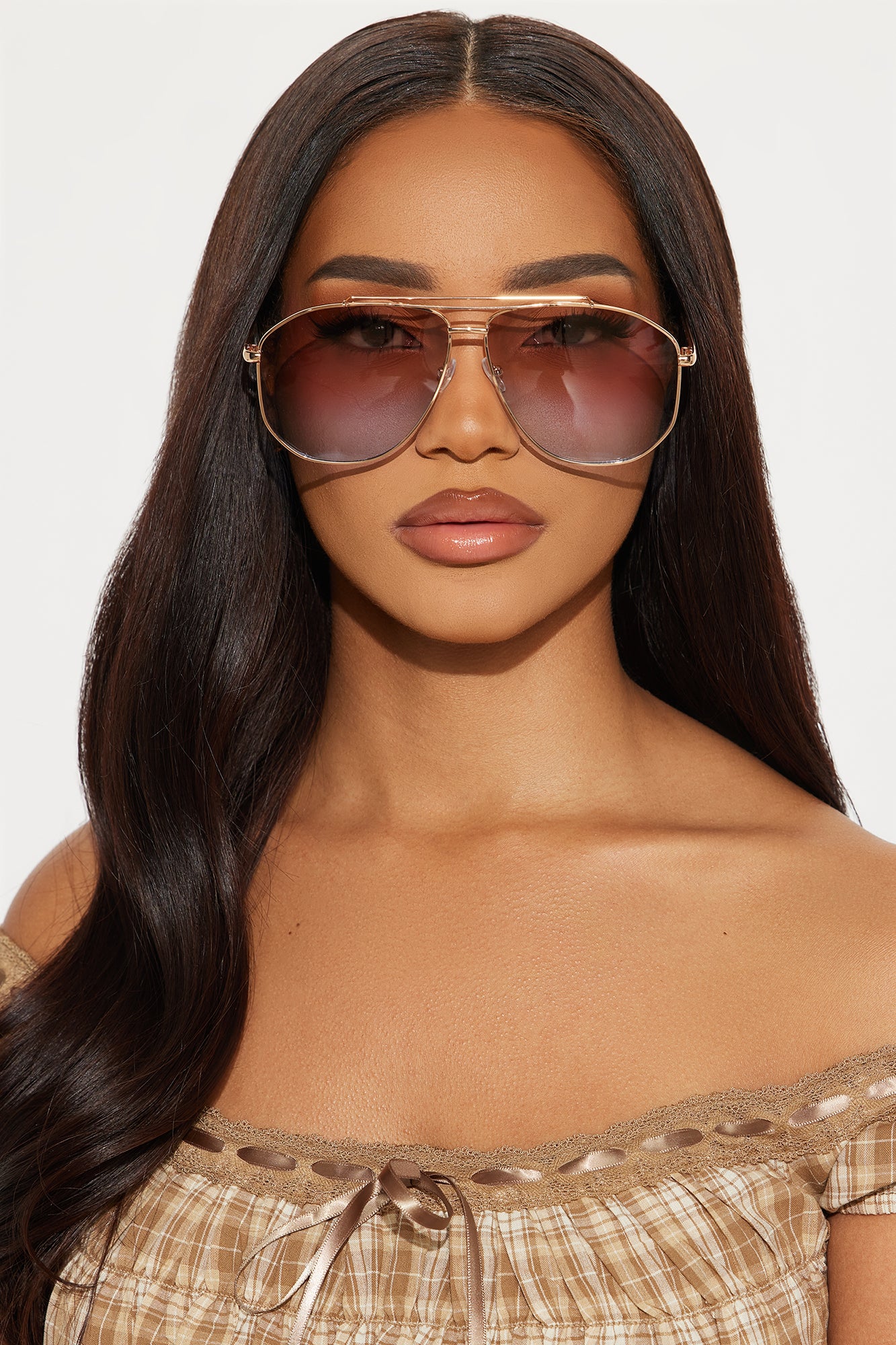 Ocean Views Sunglasses - Brown/combo