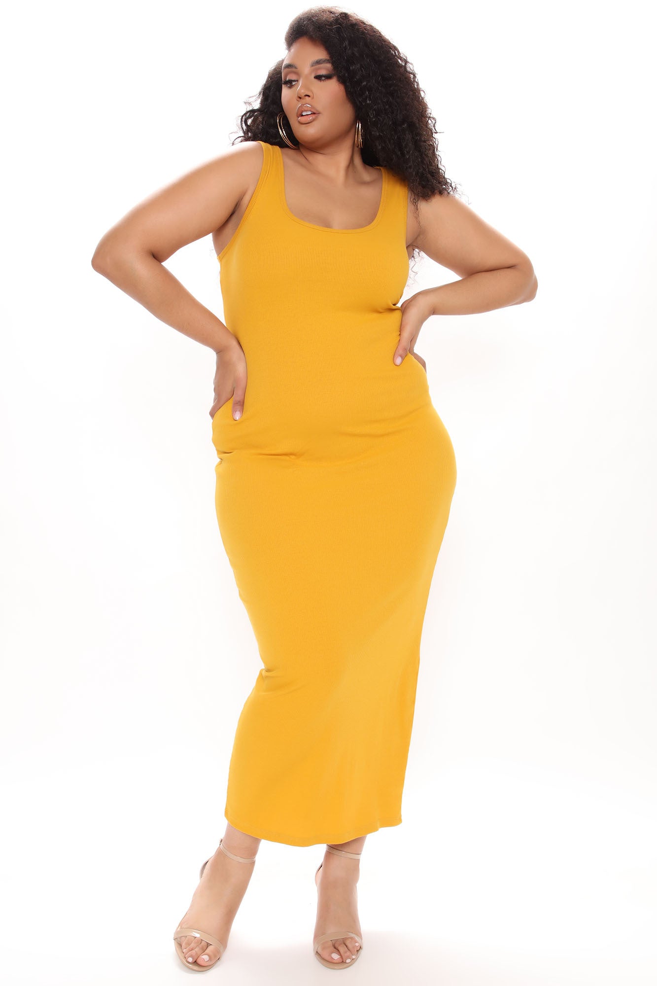 Mulberry Street Maxi Dress - Mustard