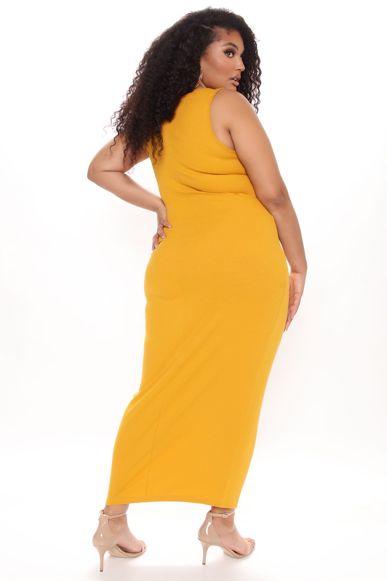 Mulberry Street Maxi Dress - Mustard