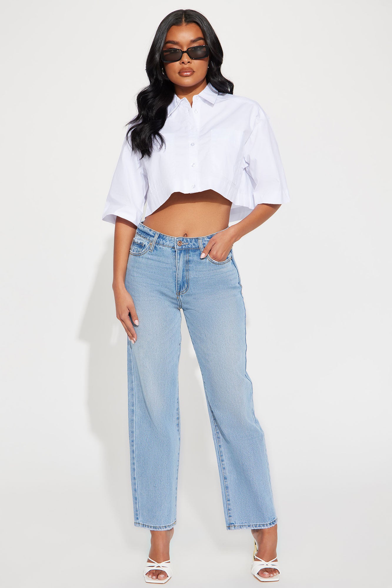 Busy Weekends Poplin Shirt - White