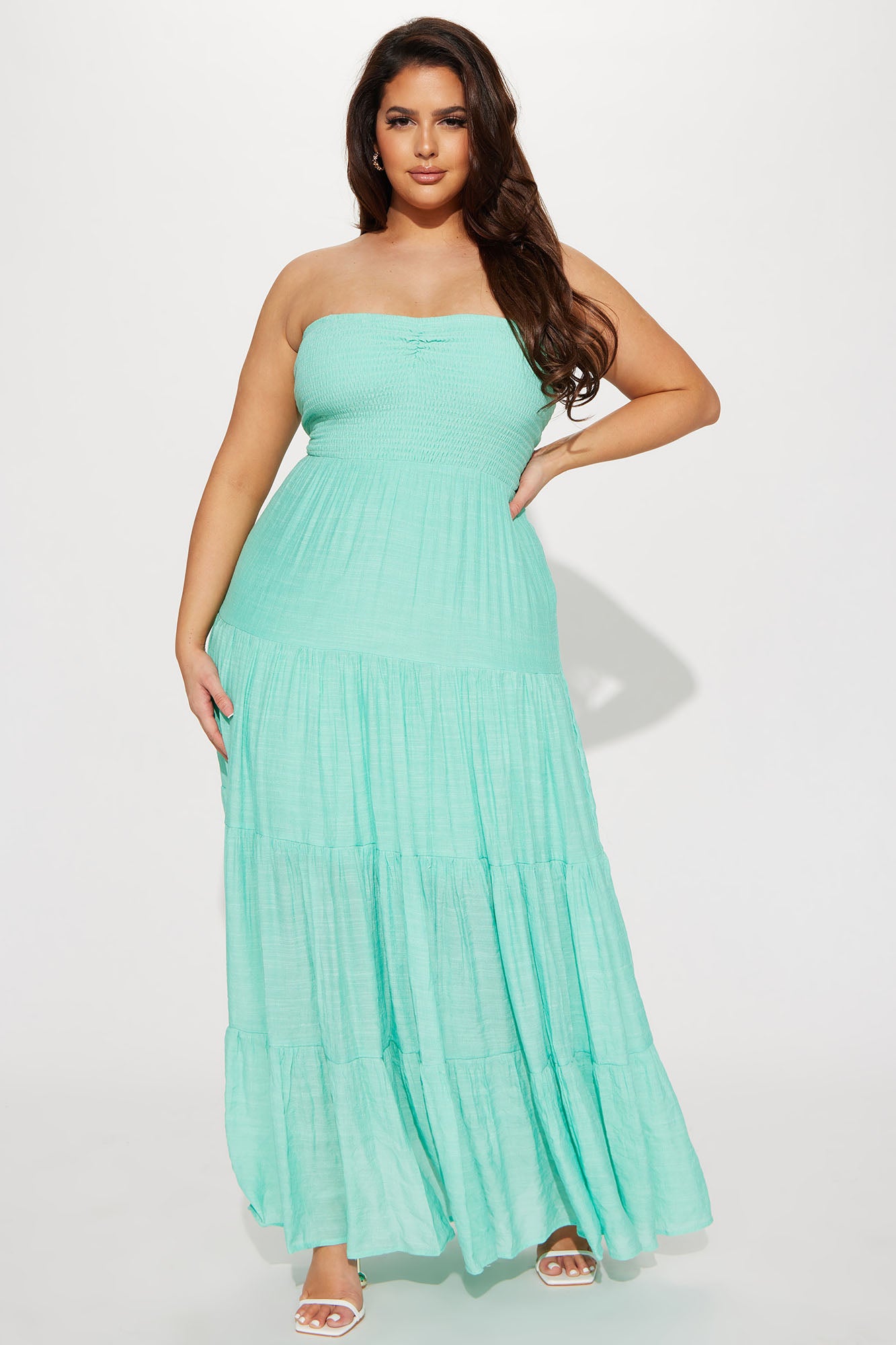 Almafi Coast Maxi Dress - Mint