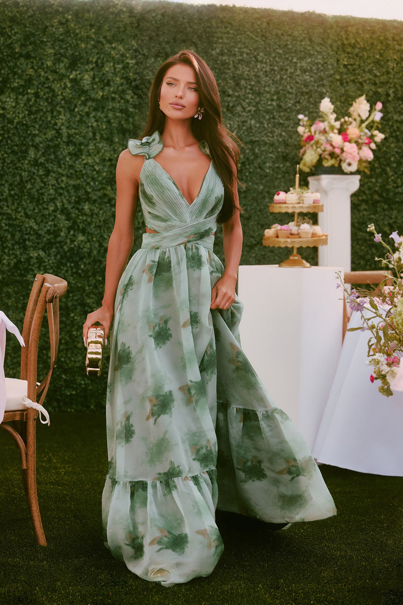 Runaway With You Gown - Sage