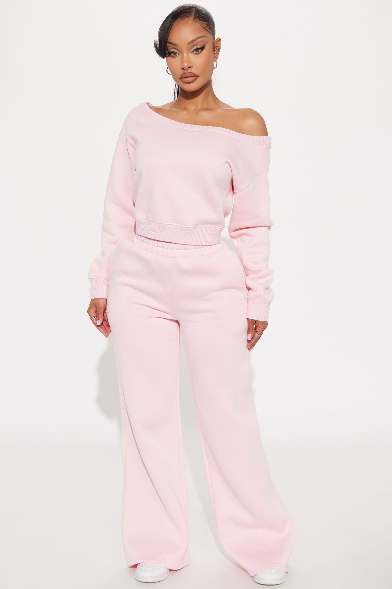 Sammie Fleece Pant Set - Pink