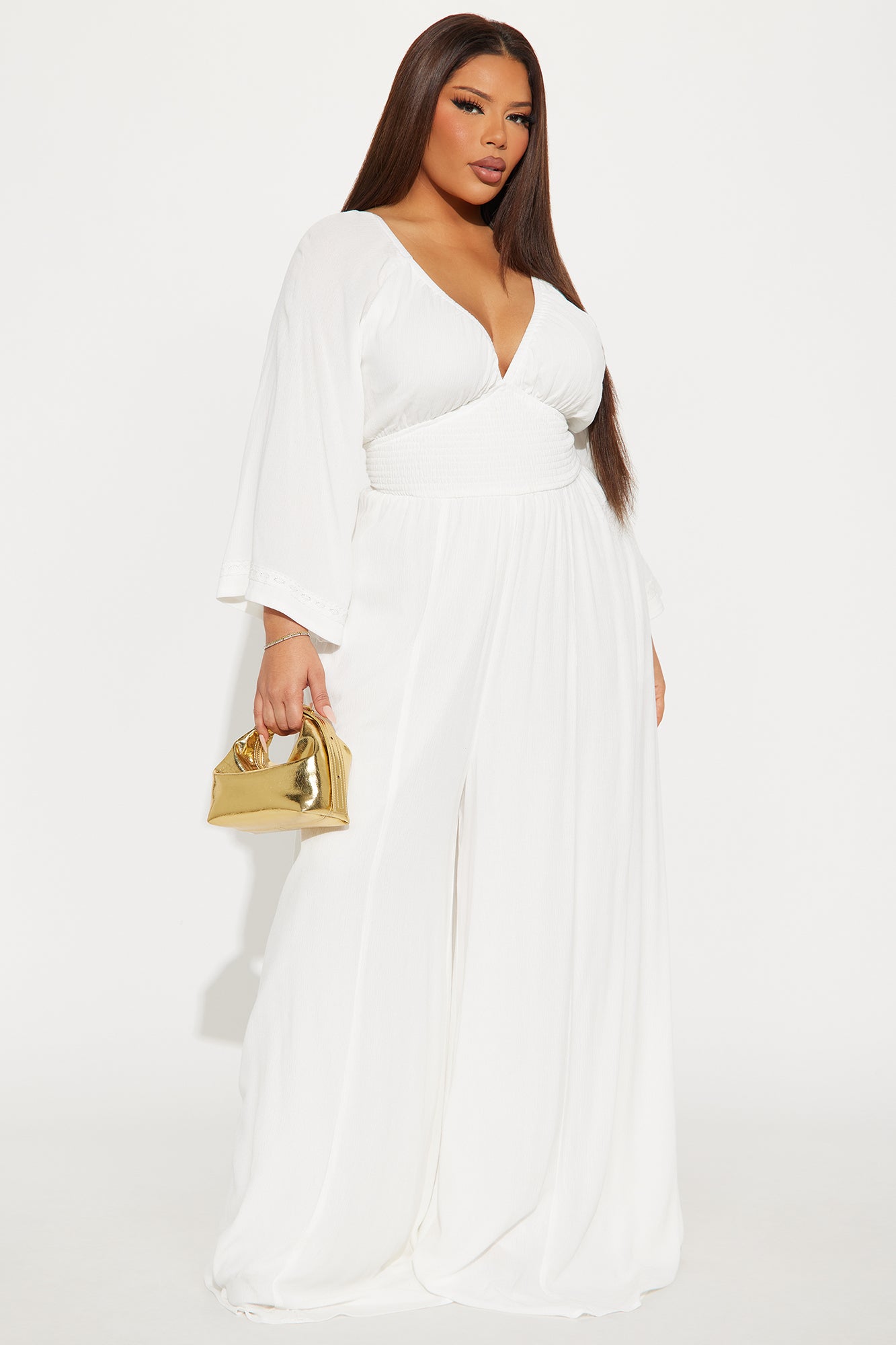 Shore Thing Jumpsuit - White