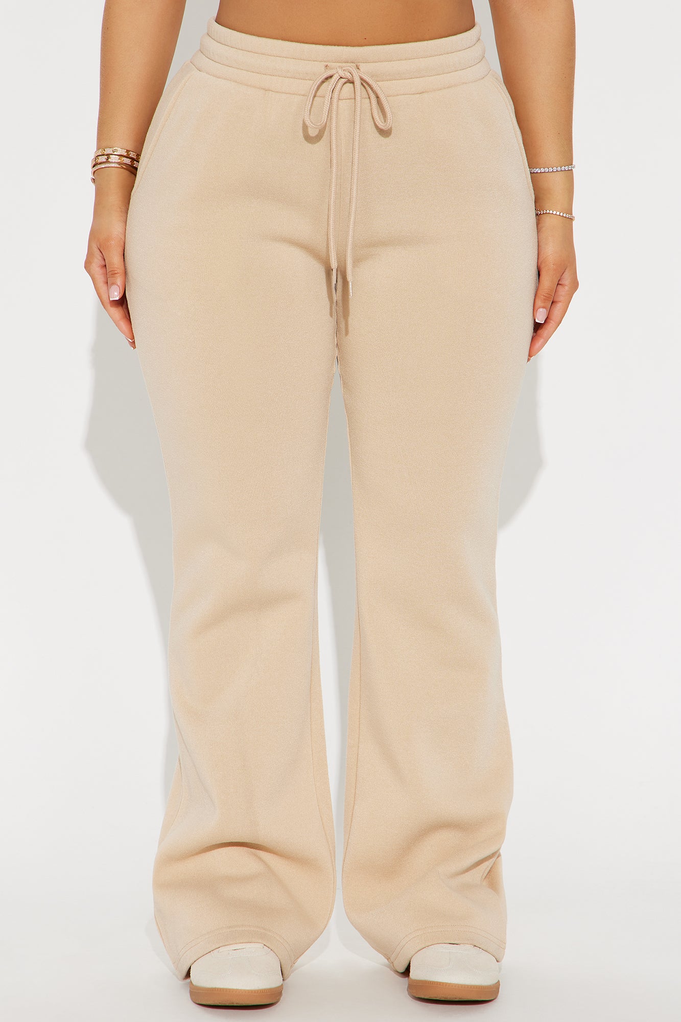 Candice Lounge Flare Pant - Sand