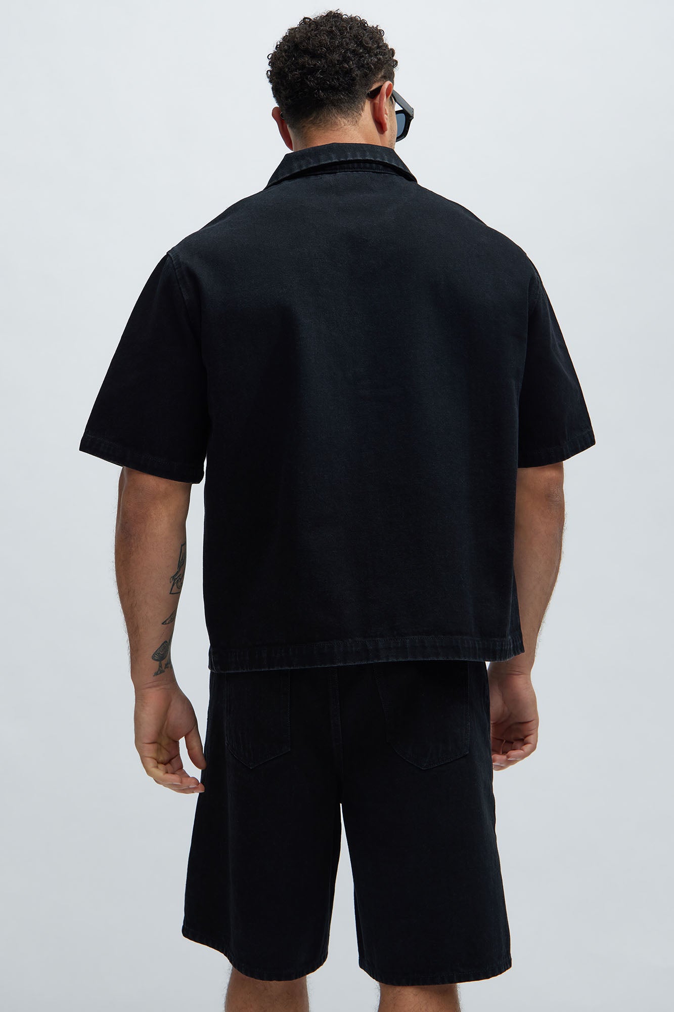 Colin True Denim Button Up Shirt - Black Wash