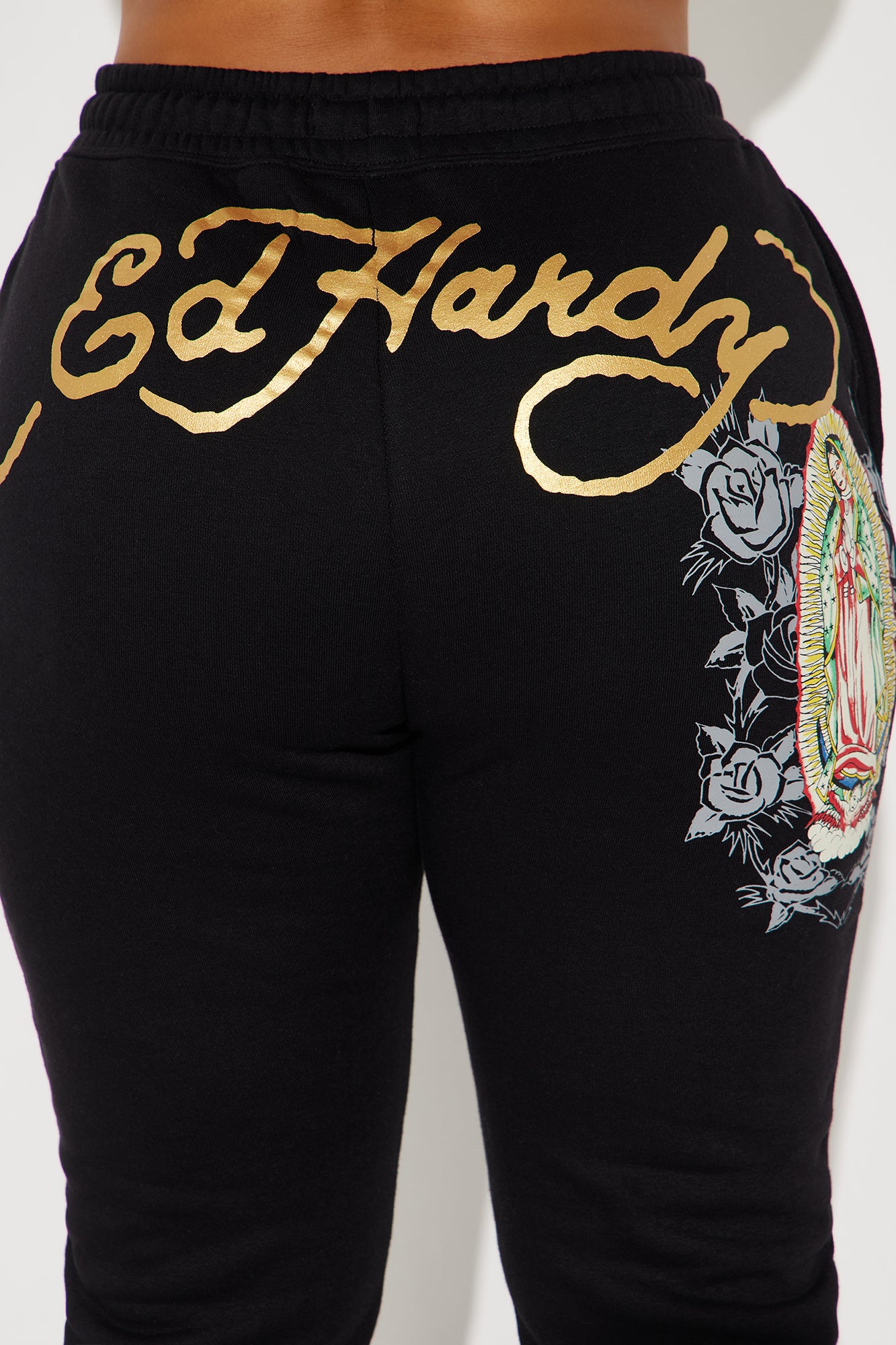 Ed Hardy Mary Jogger - Black