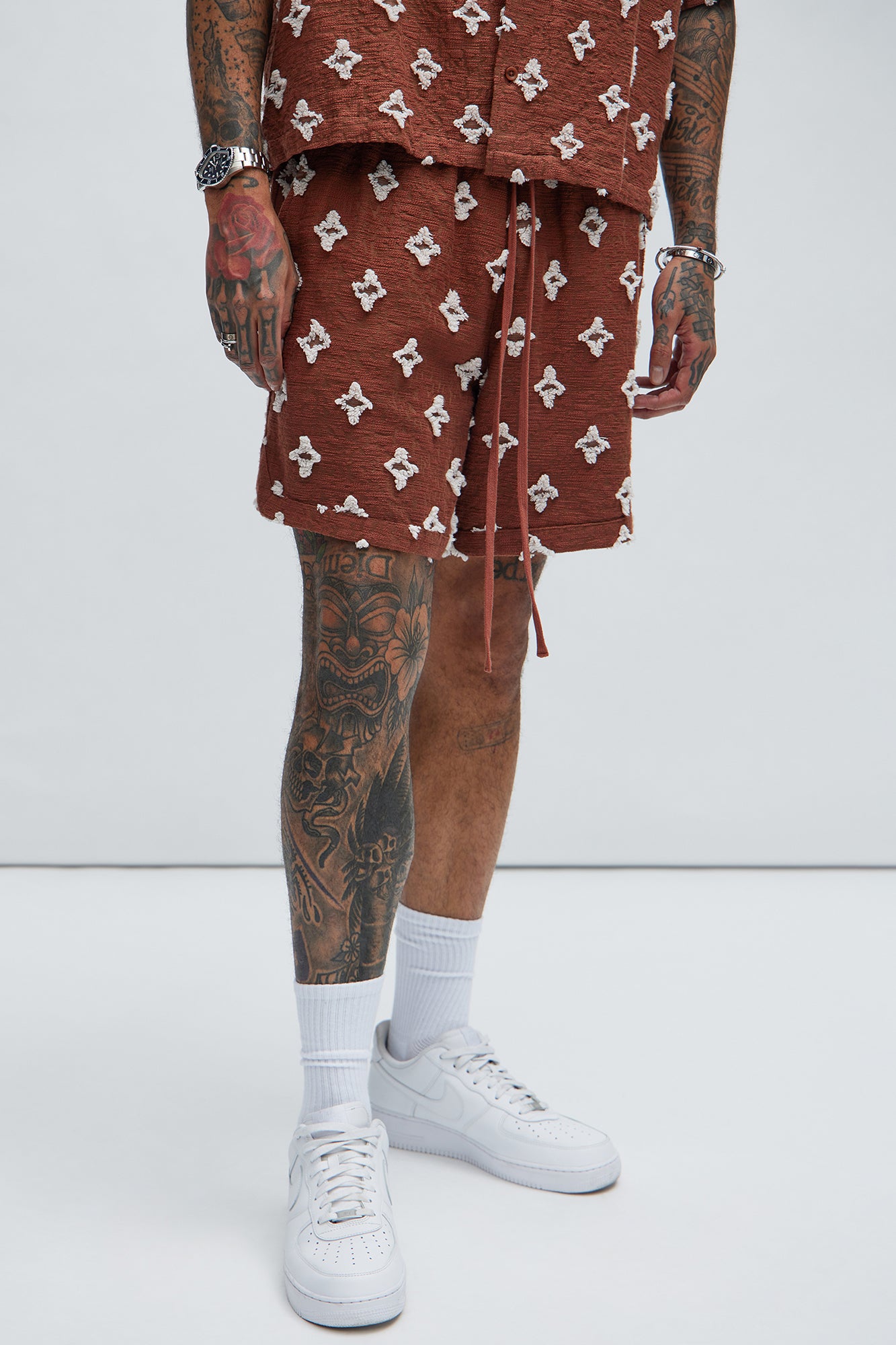 Starlet Warmup Shorts - Brown