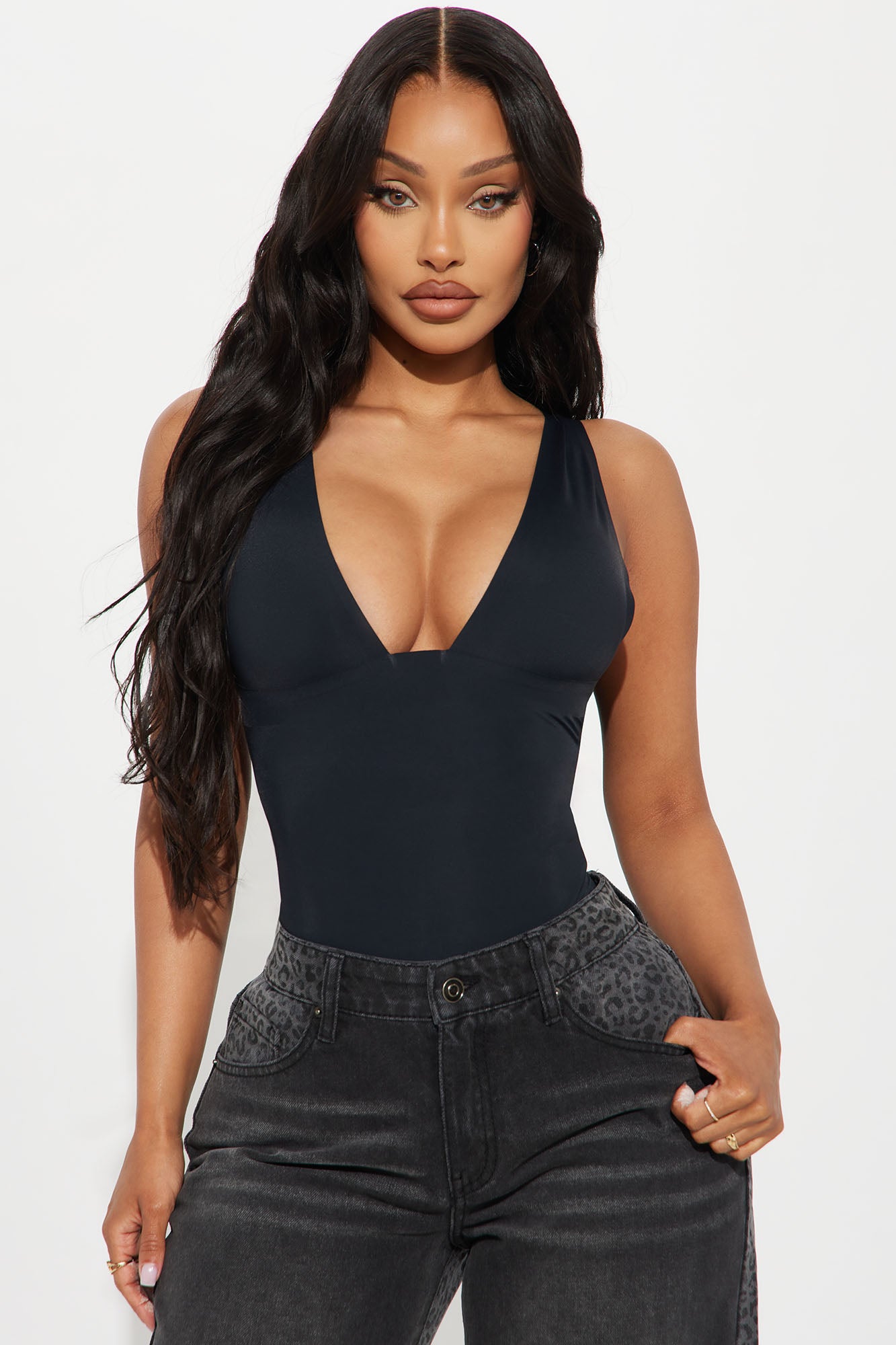 Moxie Seamless Bodysuit - Black