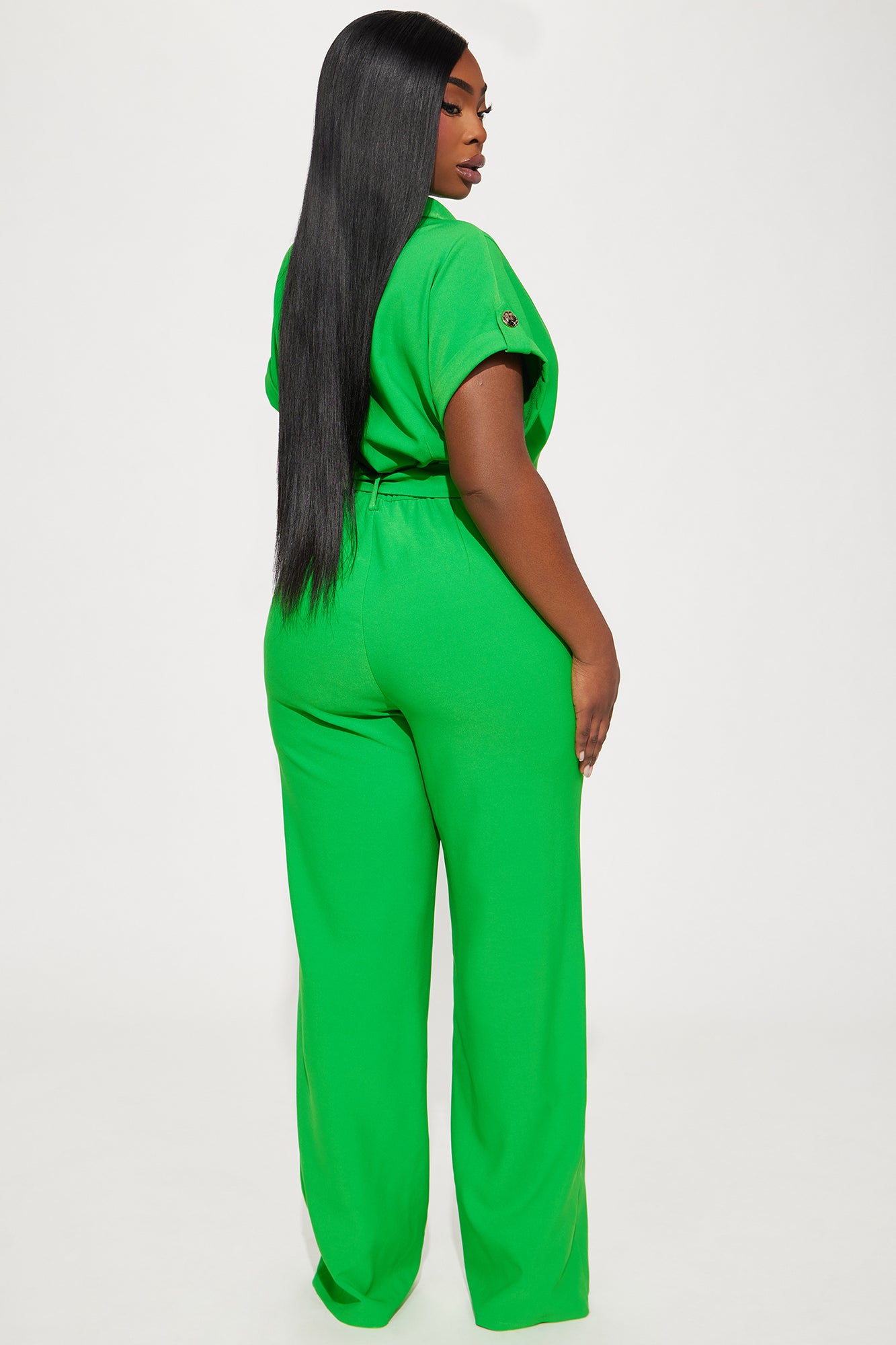 Fall For You Jumpsuit - Green