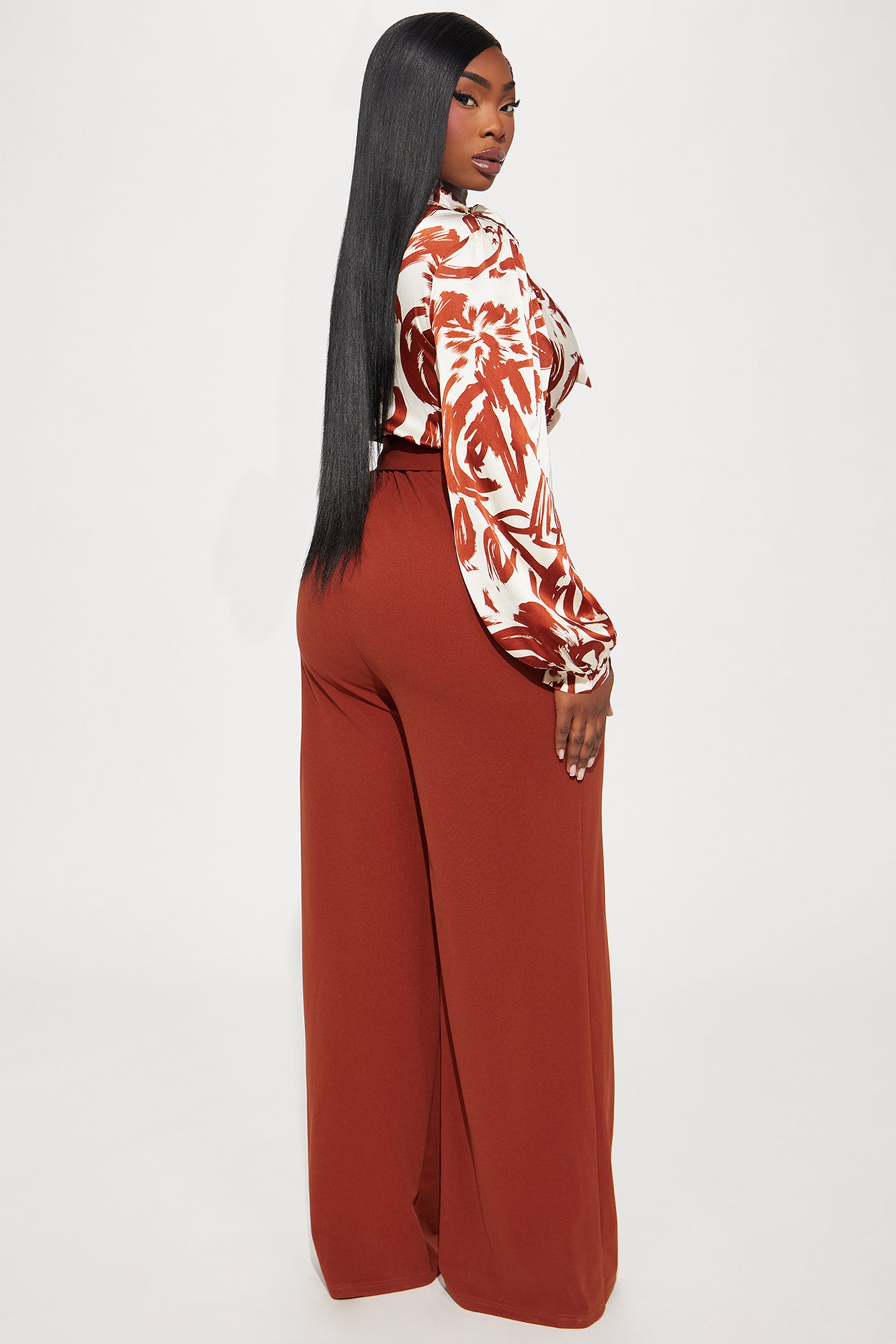 Extra Passion Jumpsuit - Rust/combo