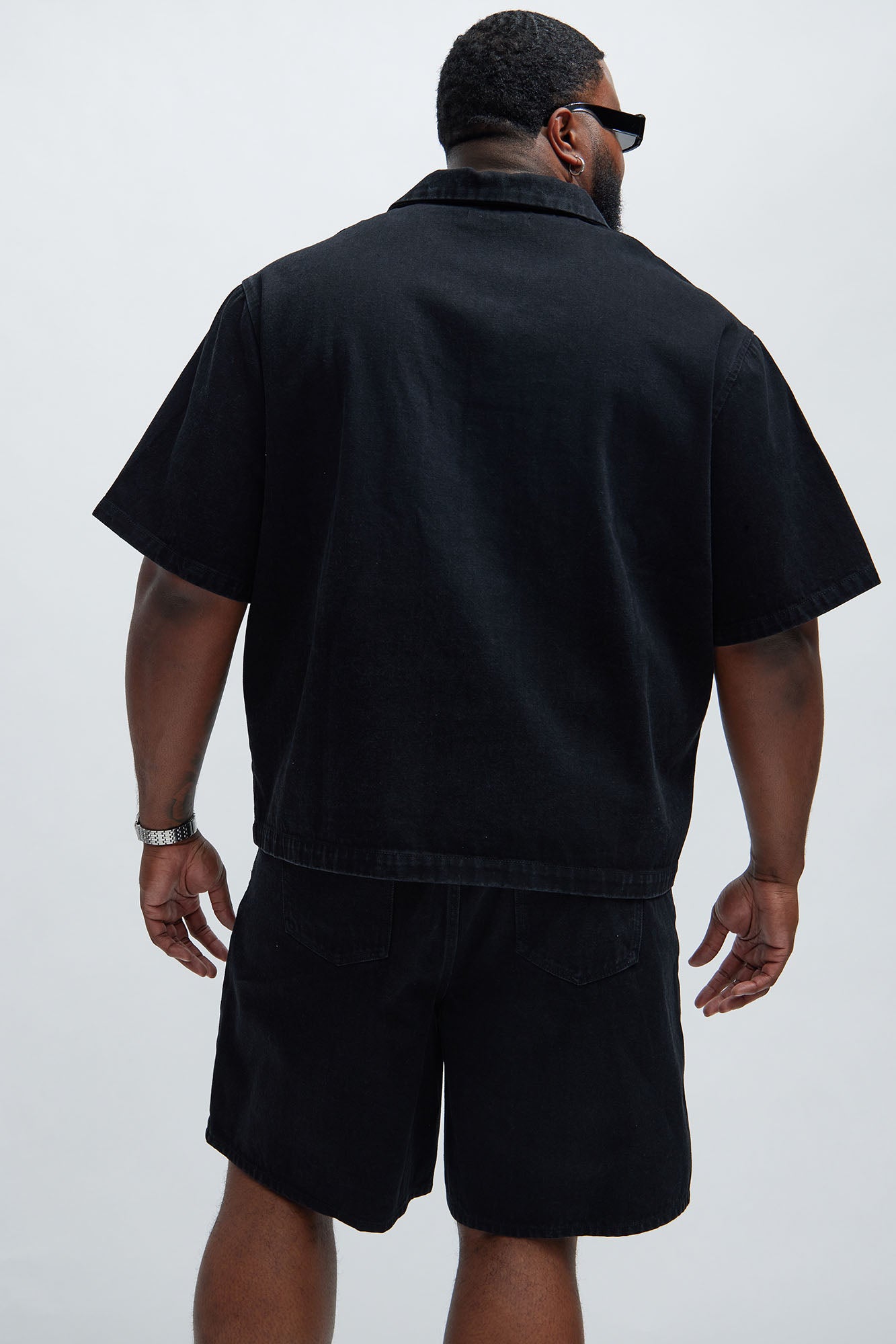 Colin True Denim Button Up Shirt - Black Wash