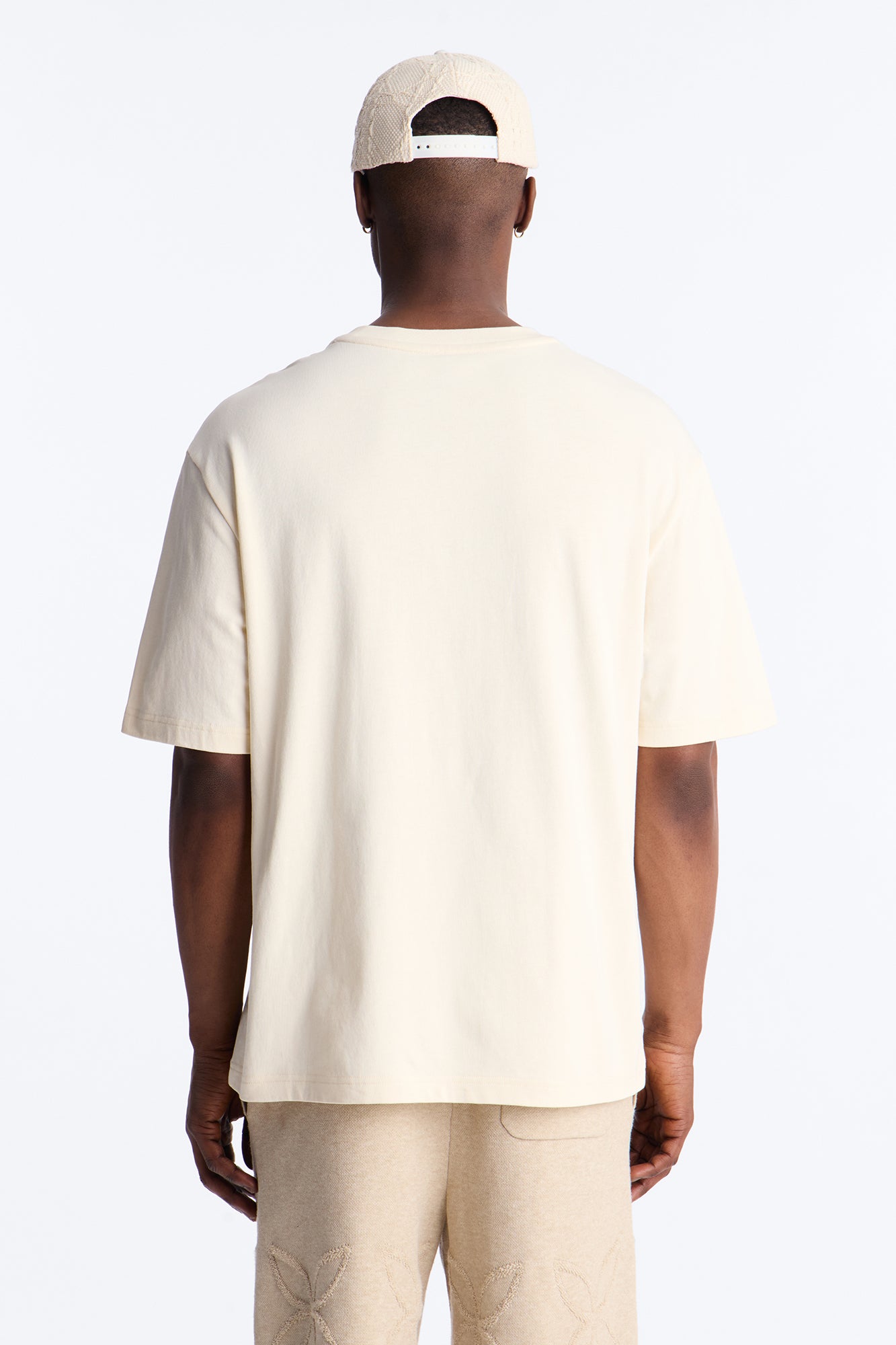 Relaxed Forever Shore Crewneck Tee - Cream