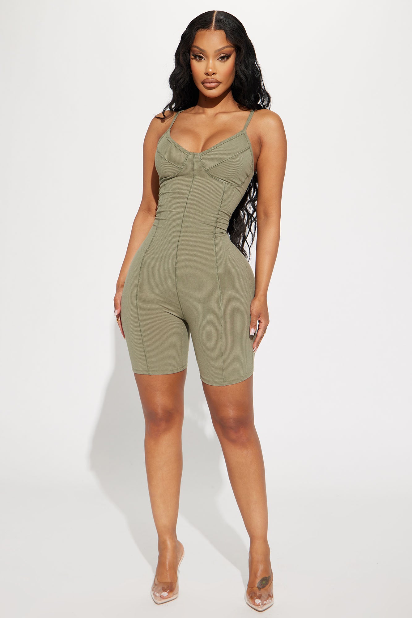 Jenni Romper - Olive