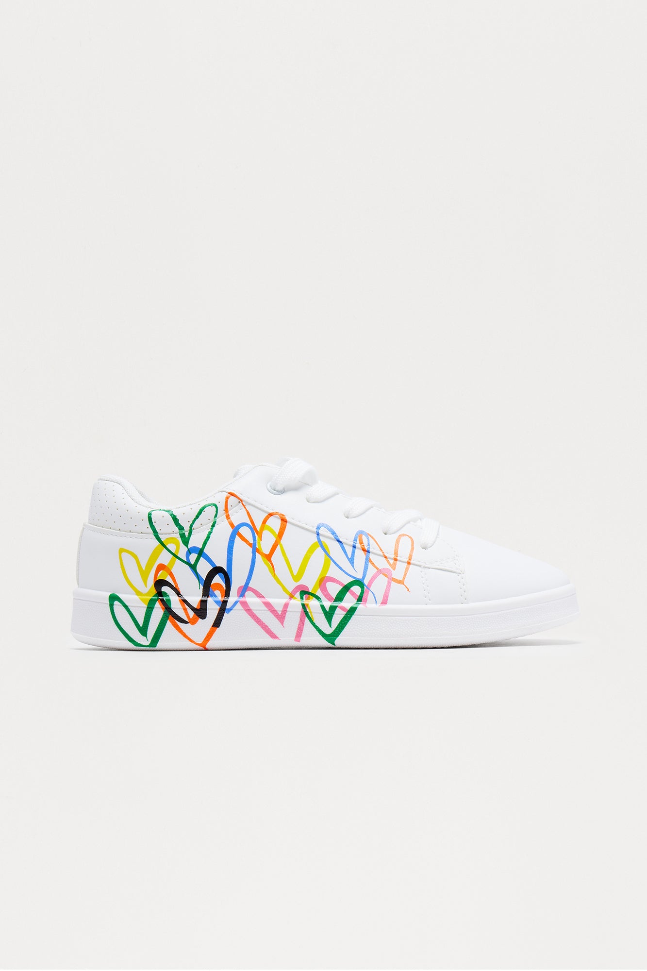 Mini All The Love Graffiti Sneaker - White