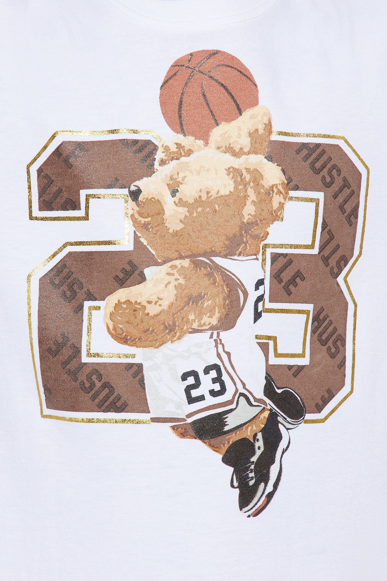Mini Hoop Shot With Bucket Hat Set - Brown/combo