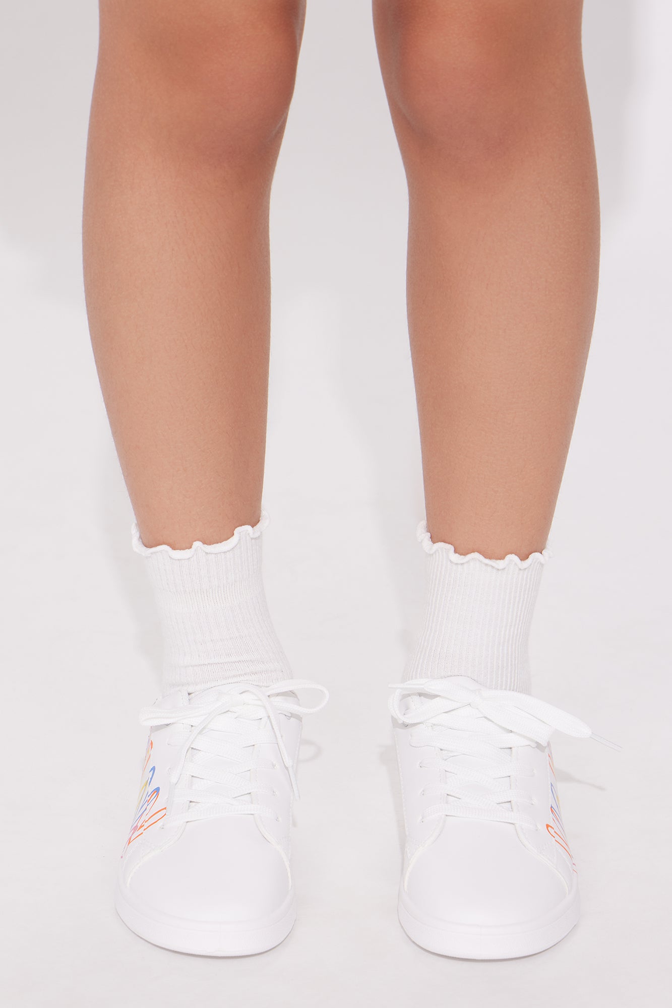 Mini All The Love Graffiti Sneaker - White