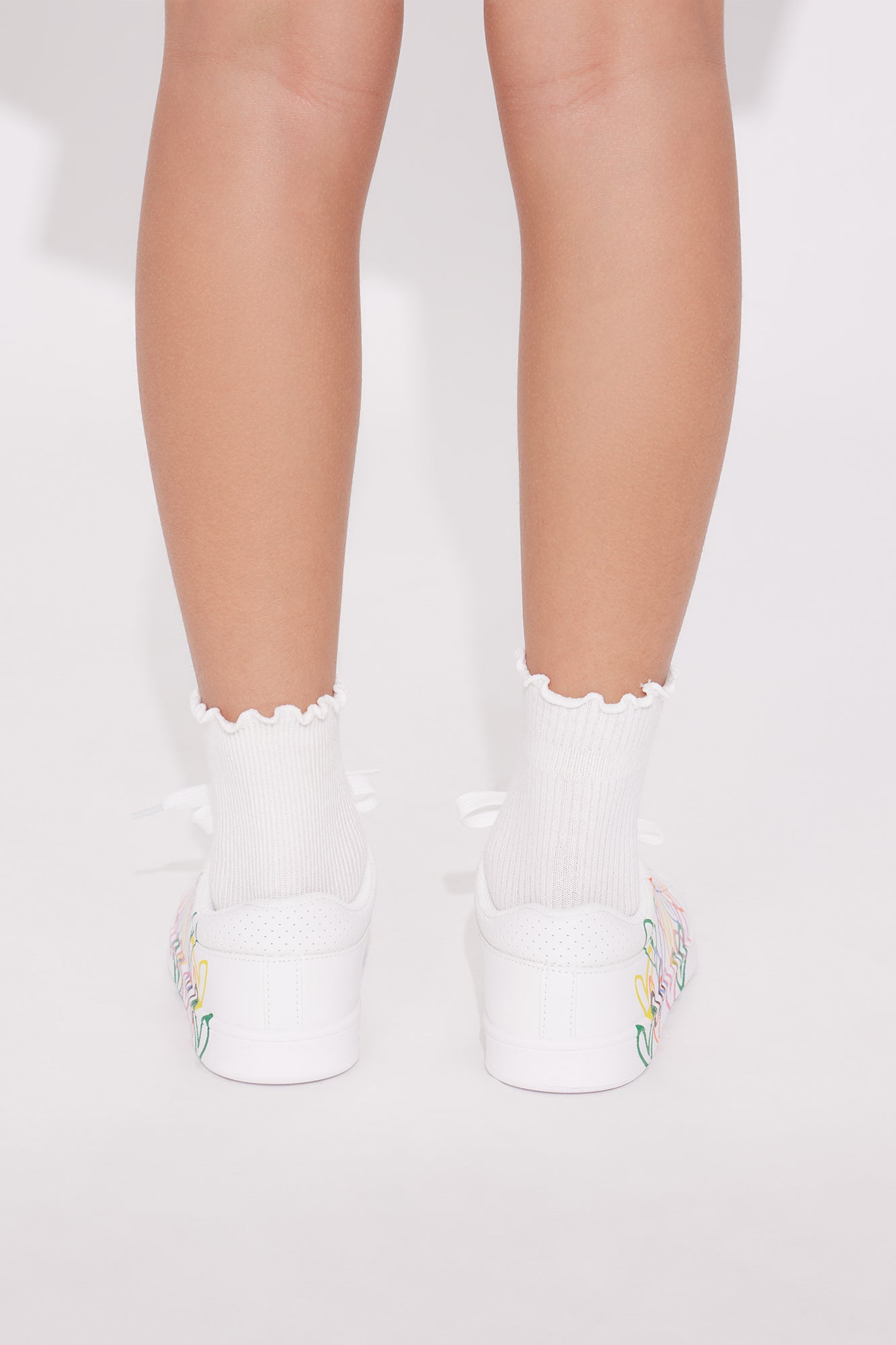Mini All The Love Graffiti Sneaker - White