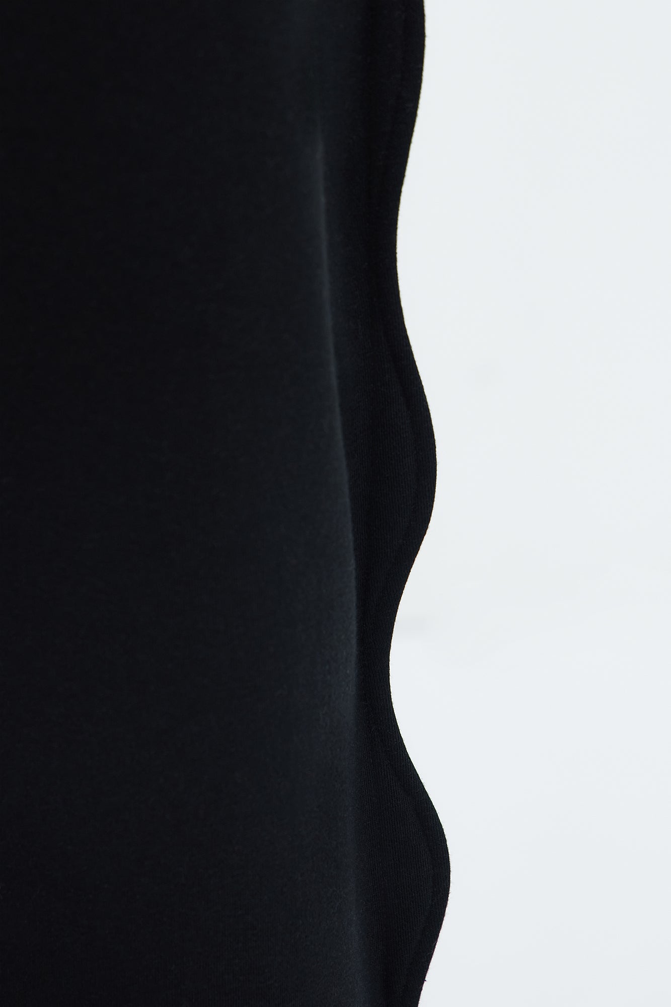 Tayson Wavy Straight Sweatpants - Black