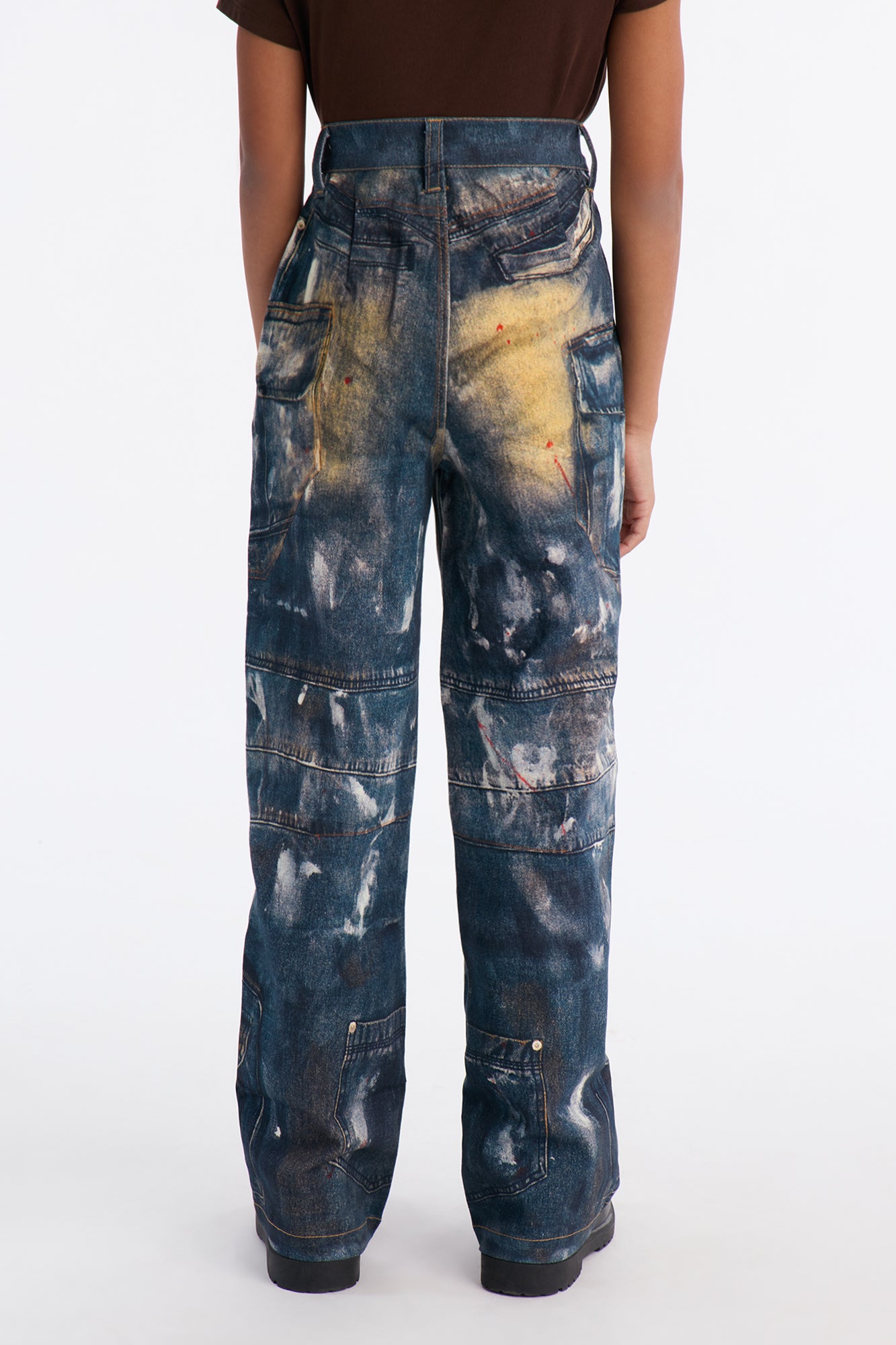 Mini My Aspirations Cargo Jeans - Black/combo