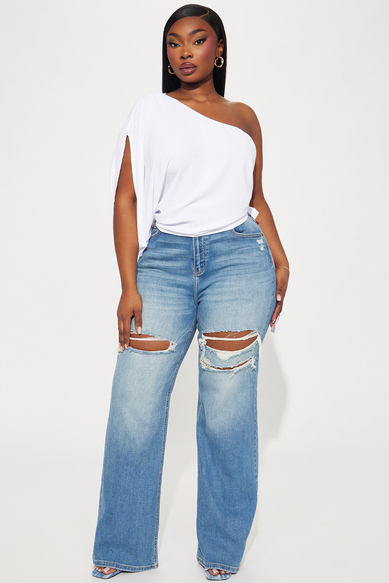 Sweetest Touch Blouse Top - White