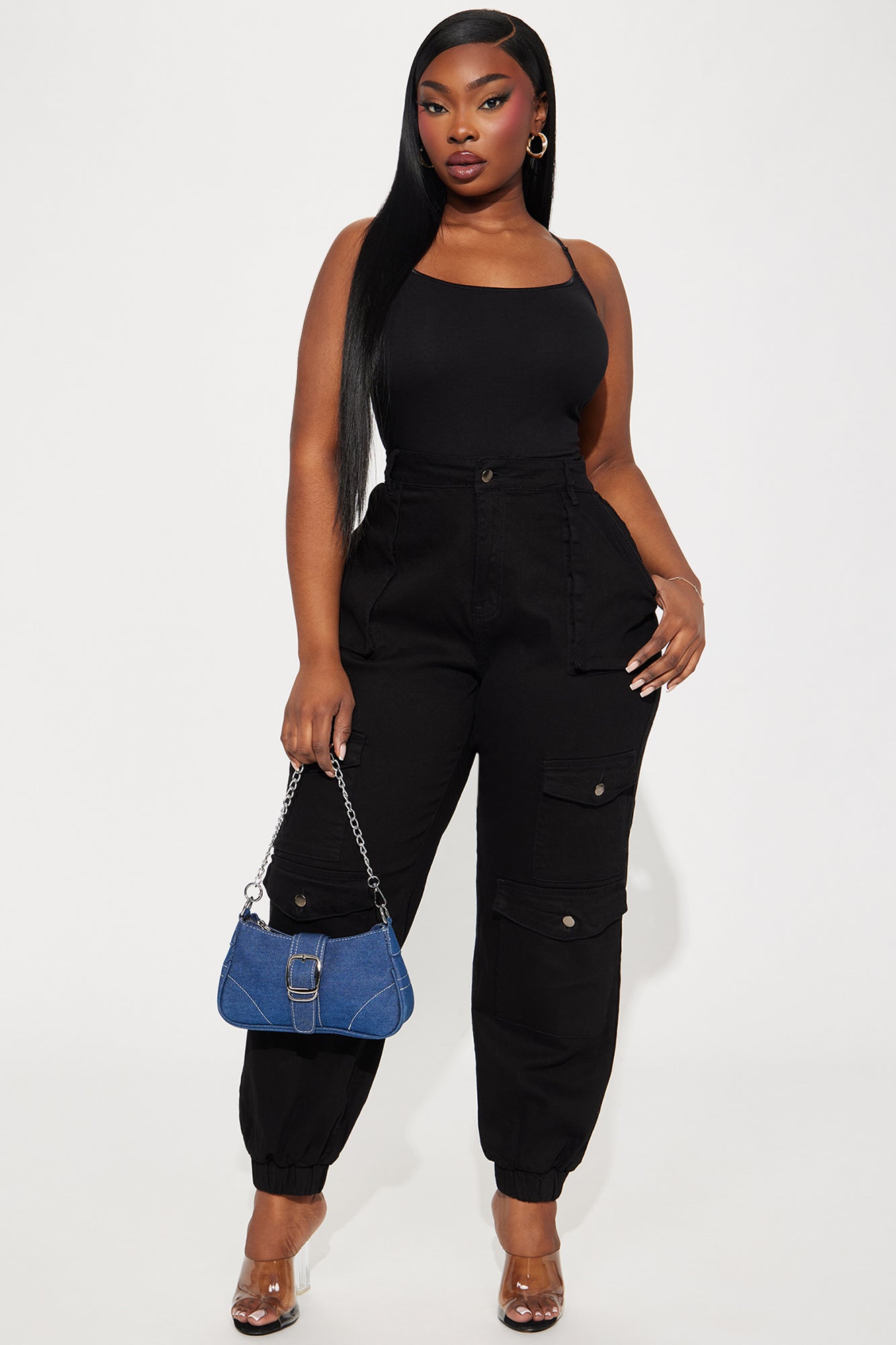 Sara Cami Top - Black