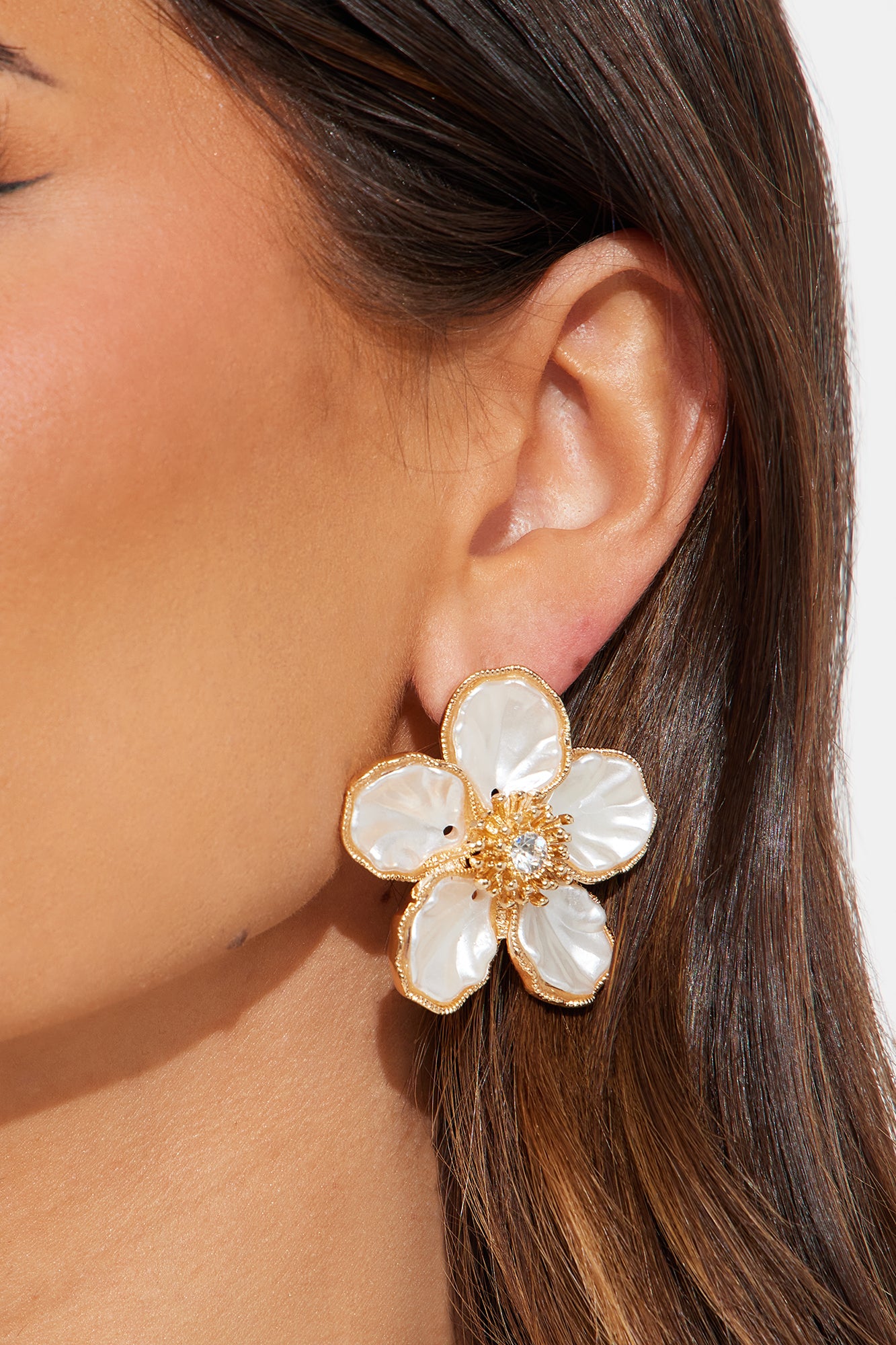 Forever On Vacation Earrings - Ivory/combo