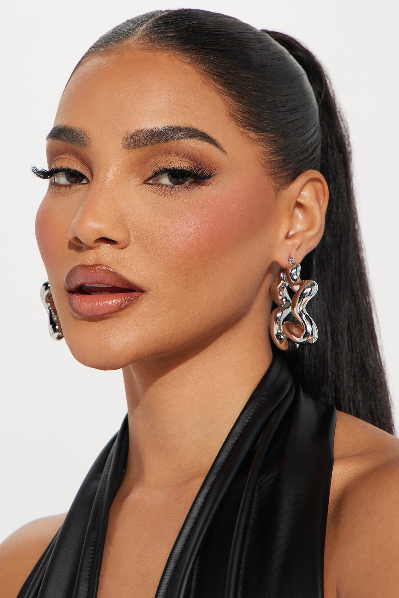 Into The Groove Earrings - Silver
