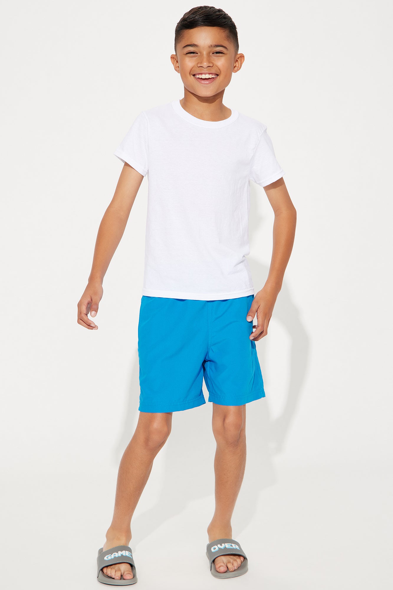 Mini Montez stretch swim trunk - CobaltBlue